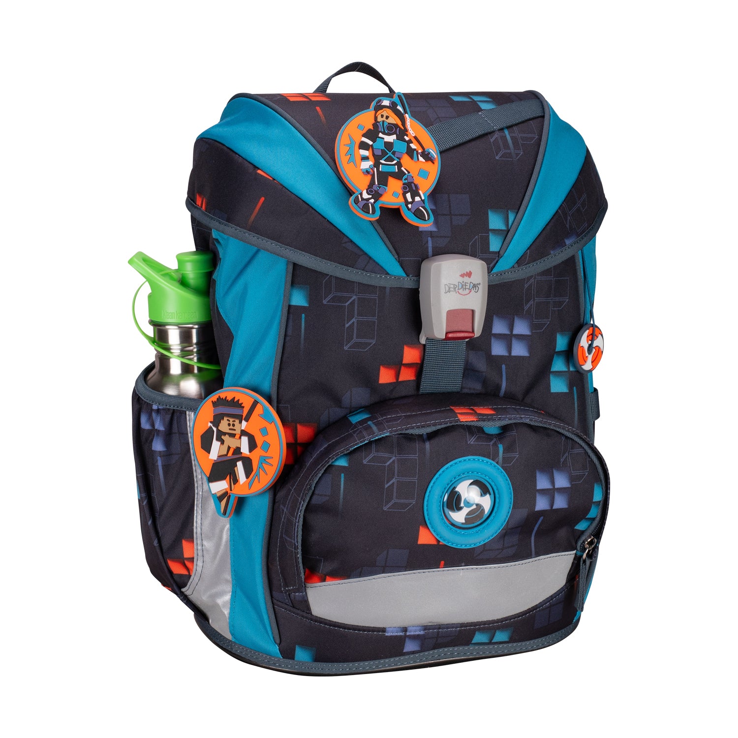 DerDieDas Schulranzen-Set Ergoflex Light, Ninja Fighter