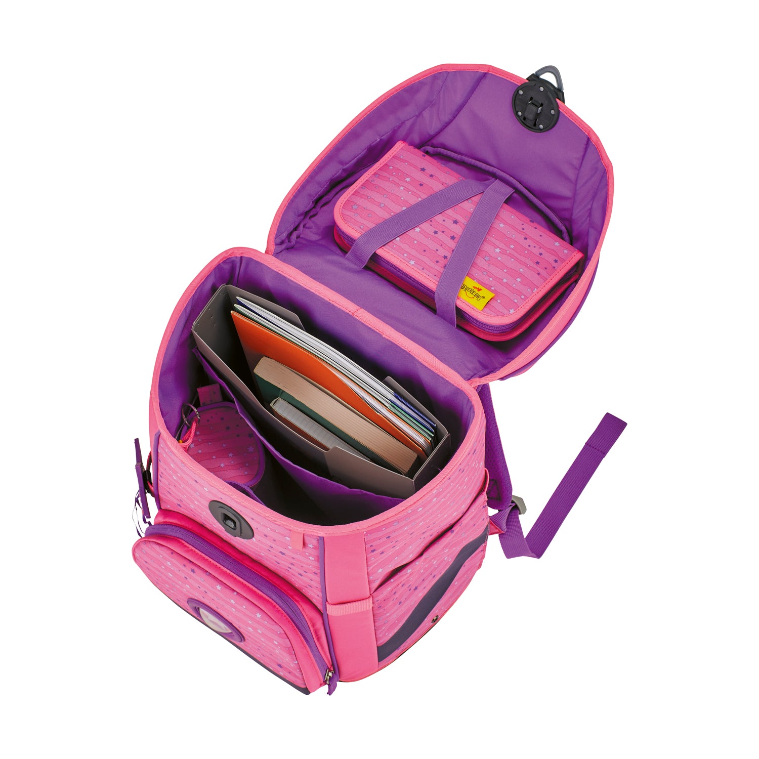 DerDieDas Schulranzen-Set Ergoflex Easy, Pretty Unicorm
