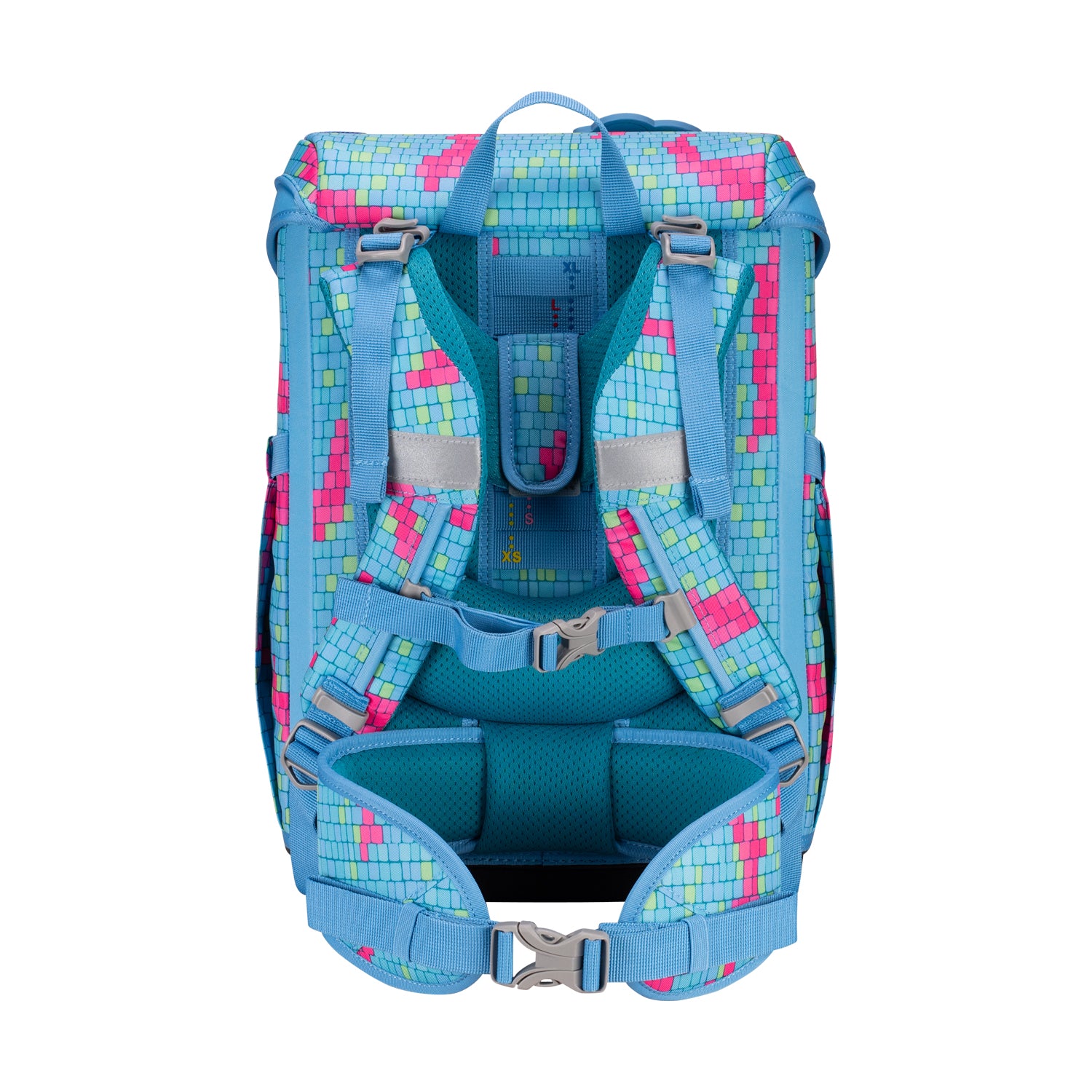 DerDieDas Schulranzen-Set Ergoflex Easy, Happy Pixel