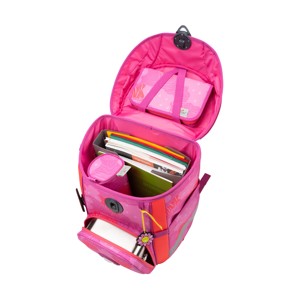 DerDieDas Schulranzen-Set Ergoflex Easy, Roses