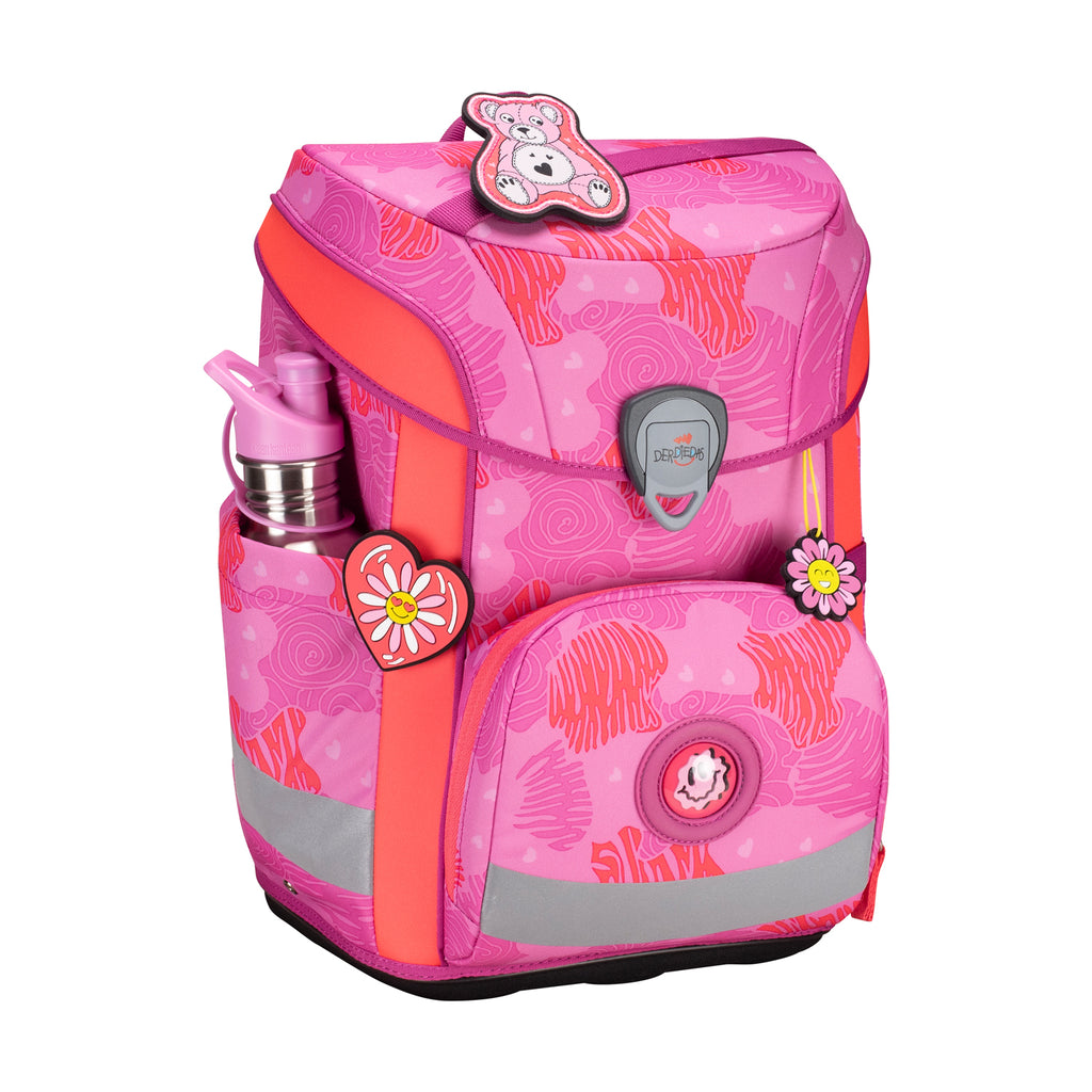 DerDieDas Schulranzen-Set Ergoflex Easy, Roses