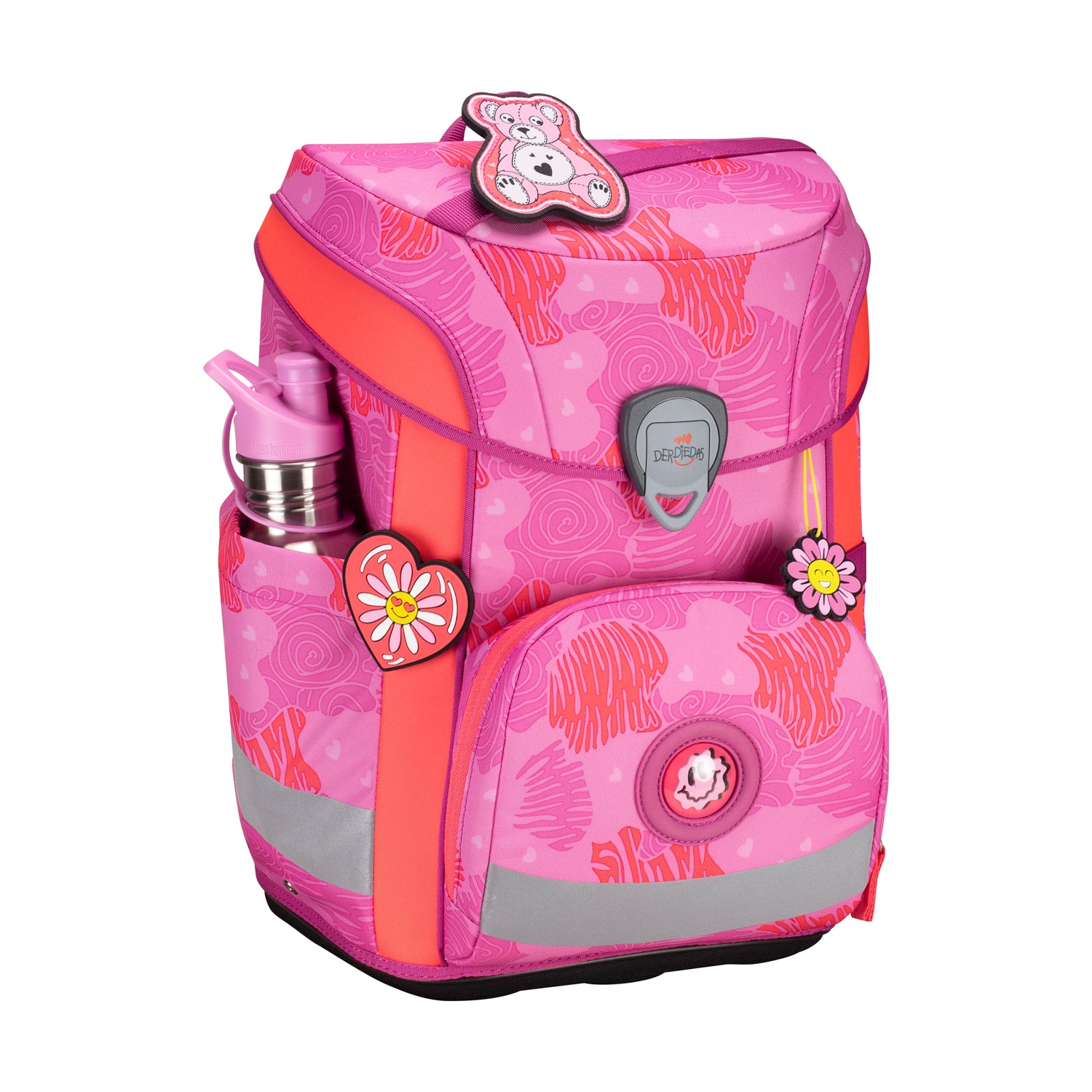 DerDieDas Schulranzen-Set Ergoflex Easy, Roses
