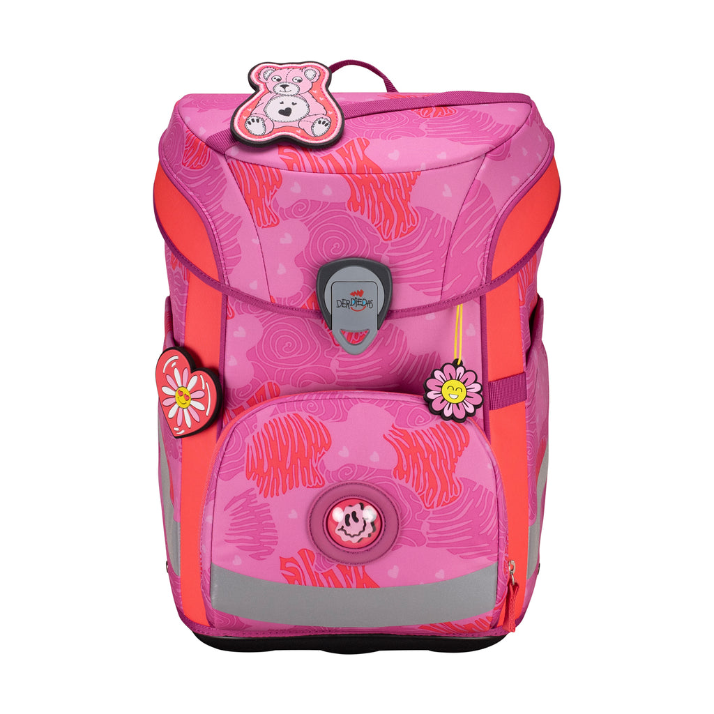 DerDieDas Schulranzen-Set Ergoflex Easy, Roses