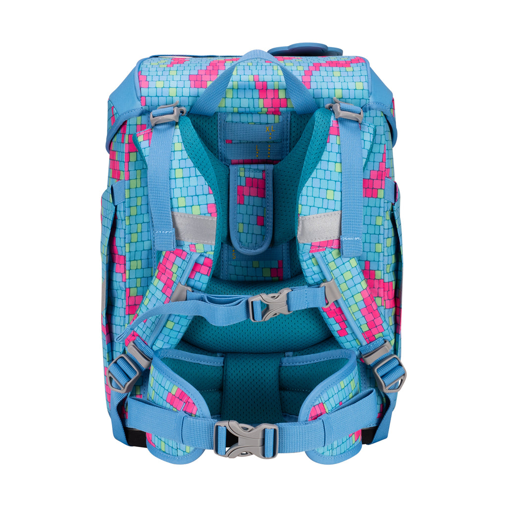 DerDieDas Schulranzen-Set Ergoflex Tiny, Happy Pixel