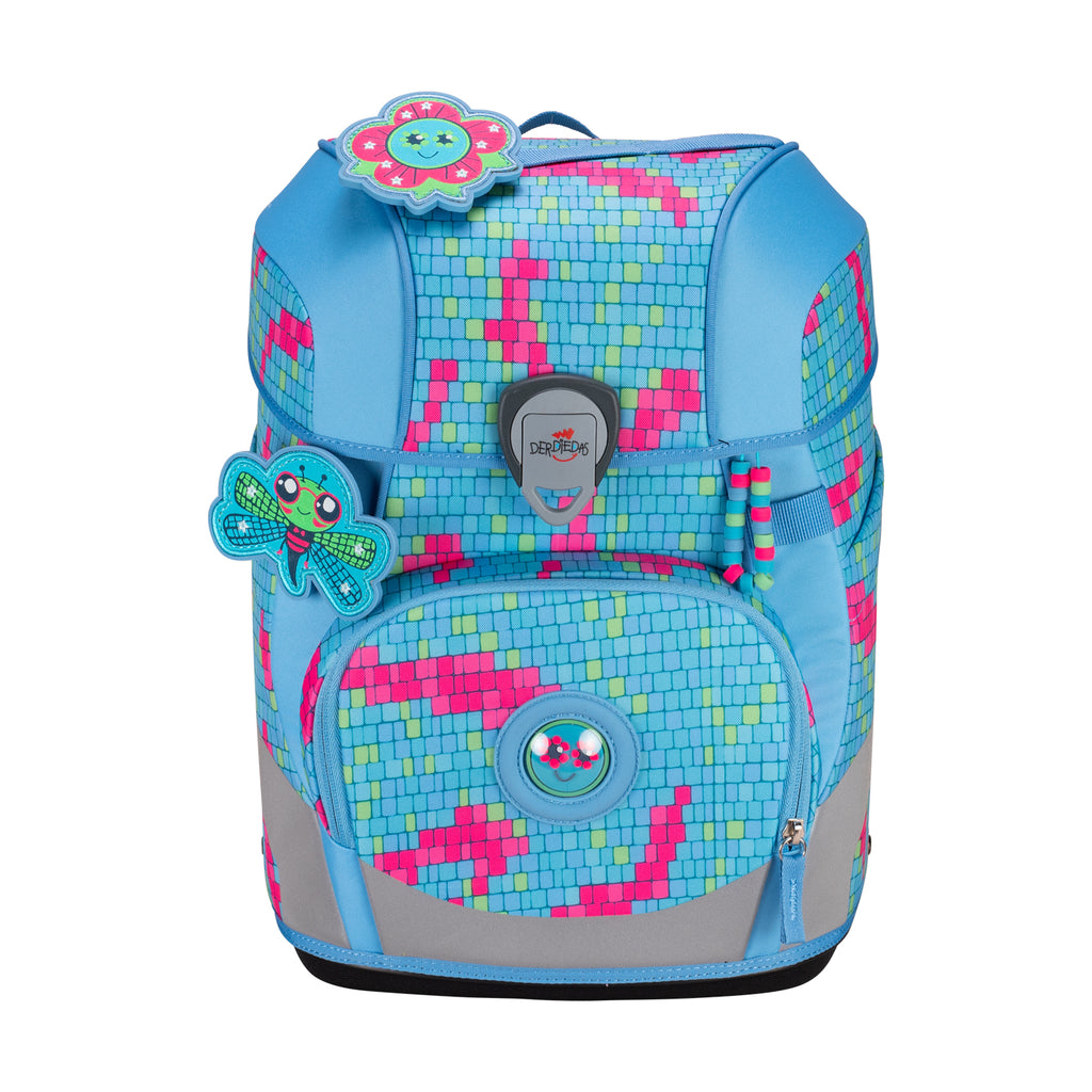 DerDieDas Schulranzen-Set Ergoflex Tiny, Happy Pixel