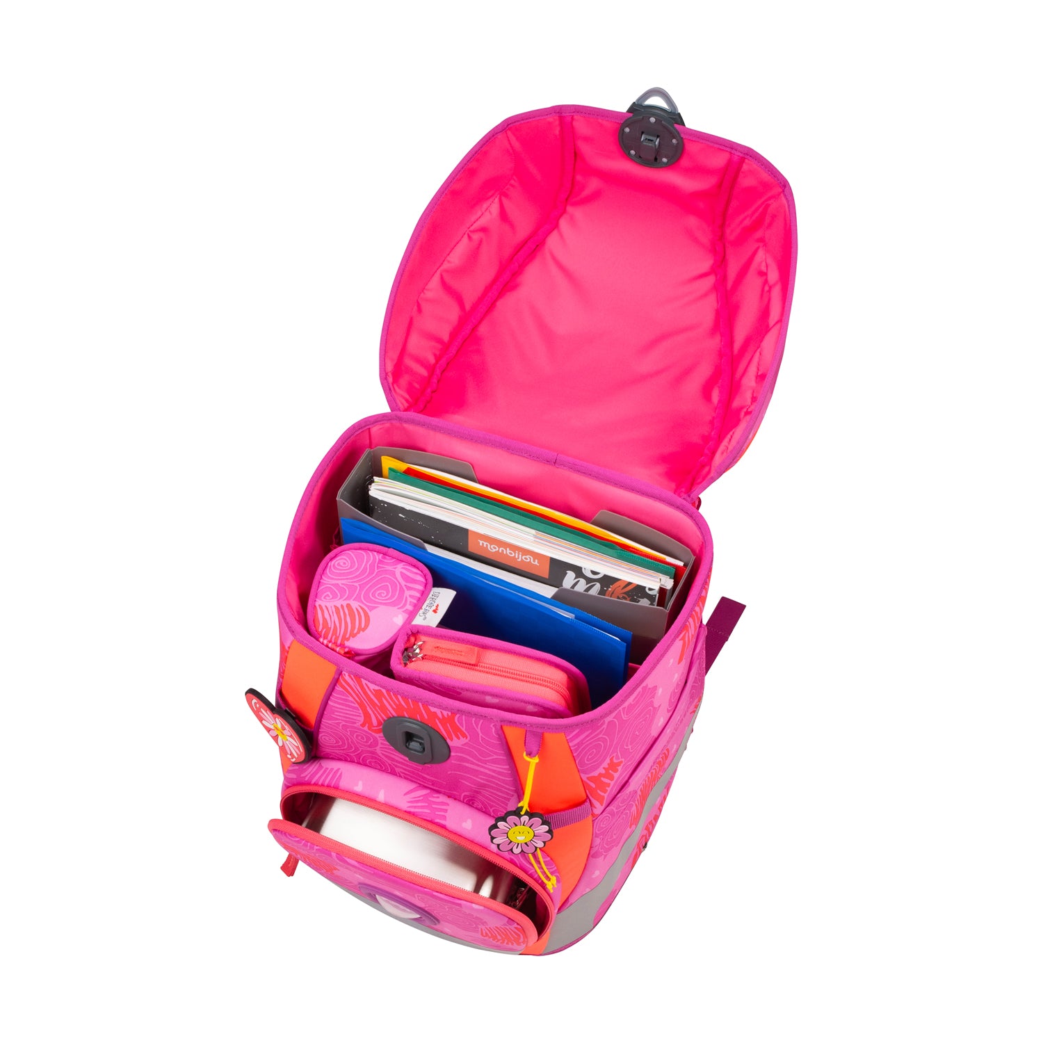 DerDieDas Schulranzen-Set Ergoflex Tiny, Roses
