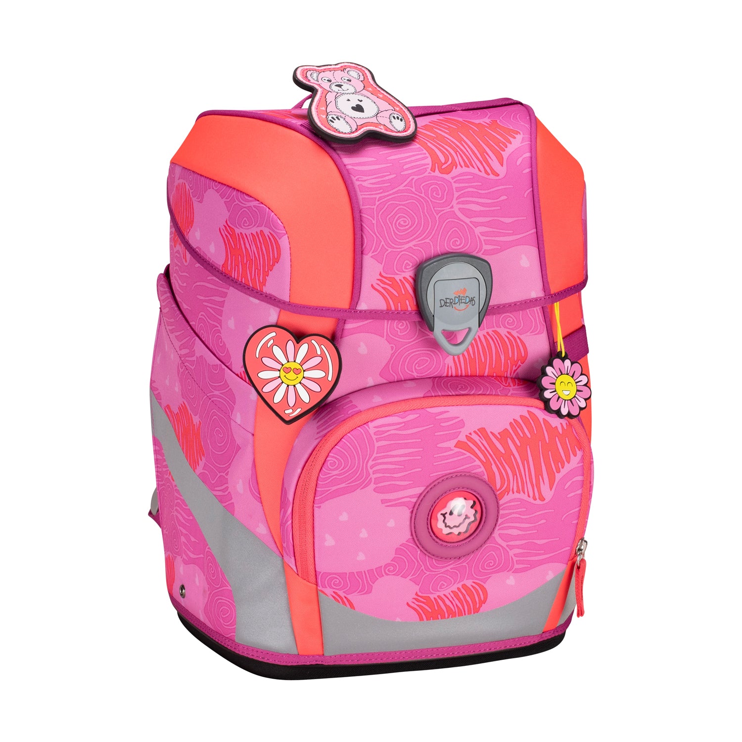 DerDieDas Schulranzen-Set Ergoflex Tiny, Roses