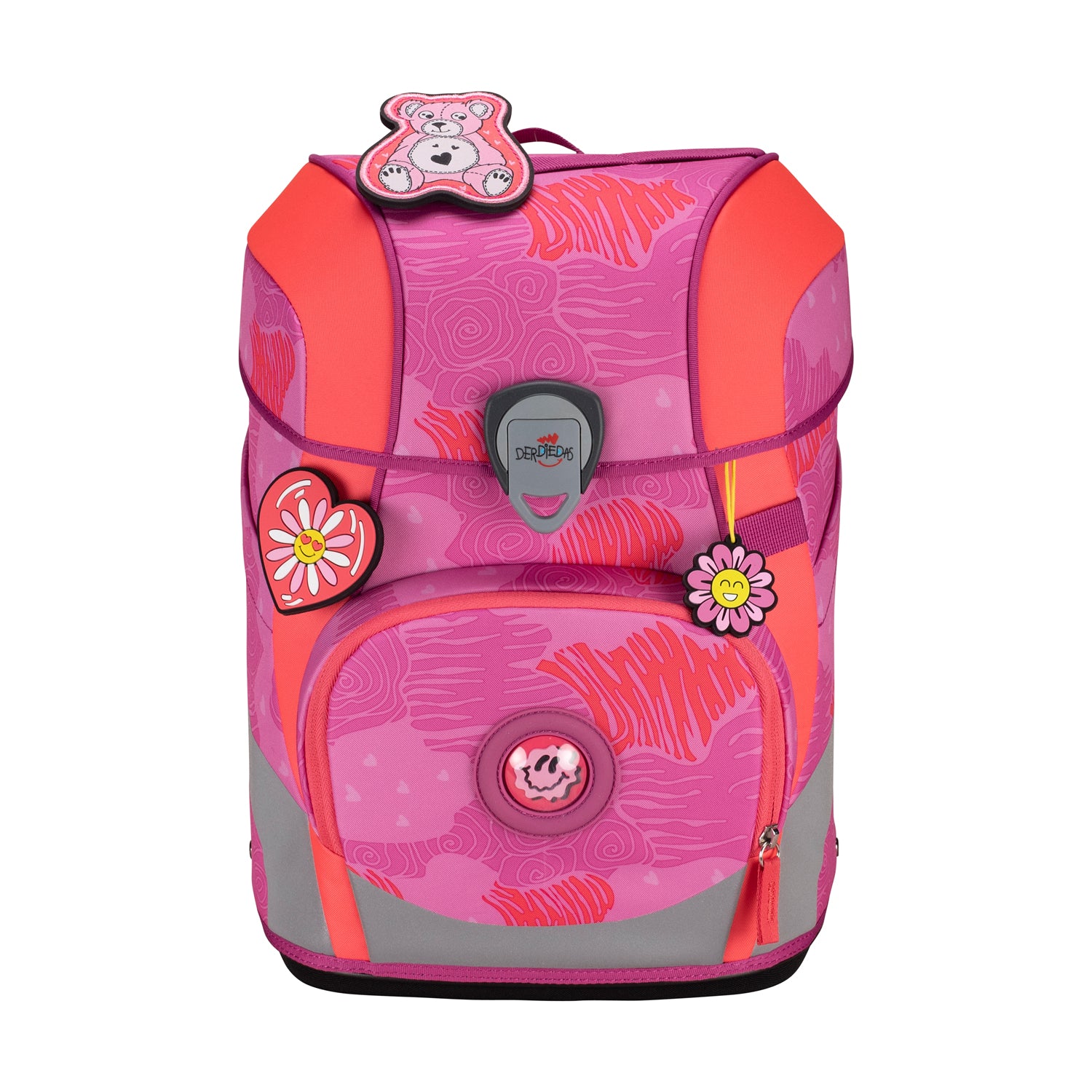 DerDieDas Schulranzen-Set Ergoflex Tiny, Roses