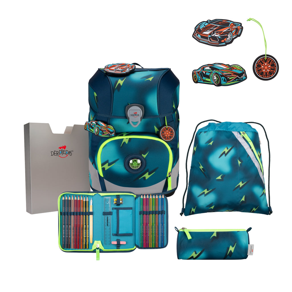 DerDieDas Schulranzen-Set Ergoflex Tiny, Magic Light
