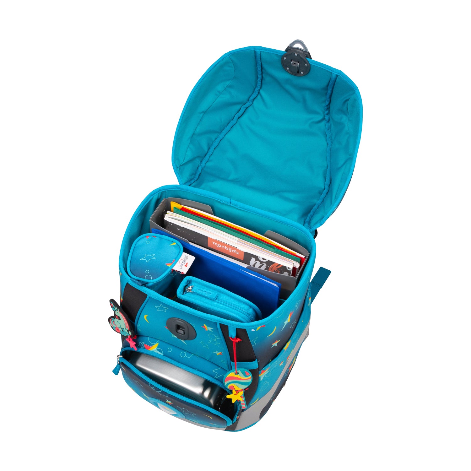 DerDieDas Schulranzen-Set Ergoflex Tiny, Rainbow Star