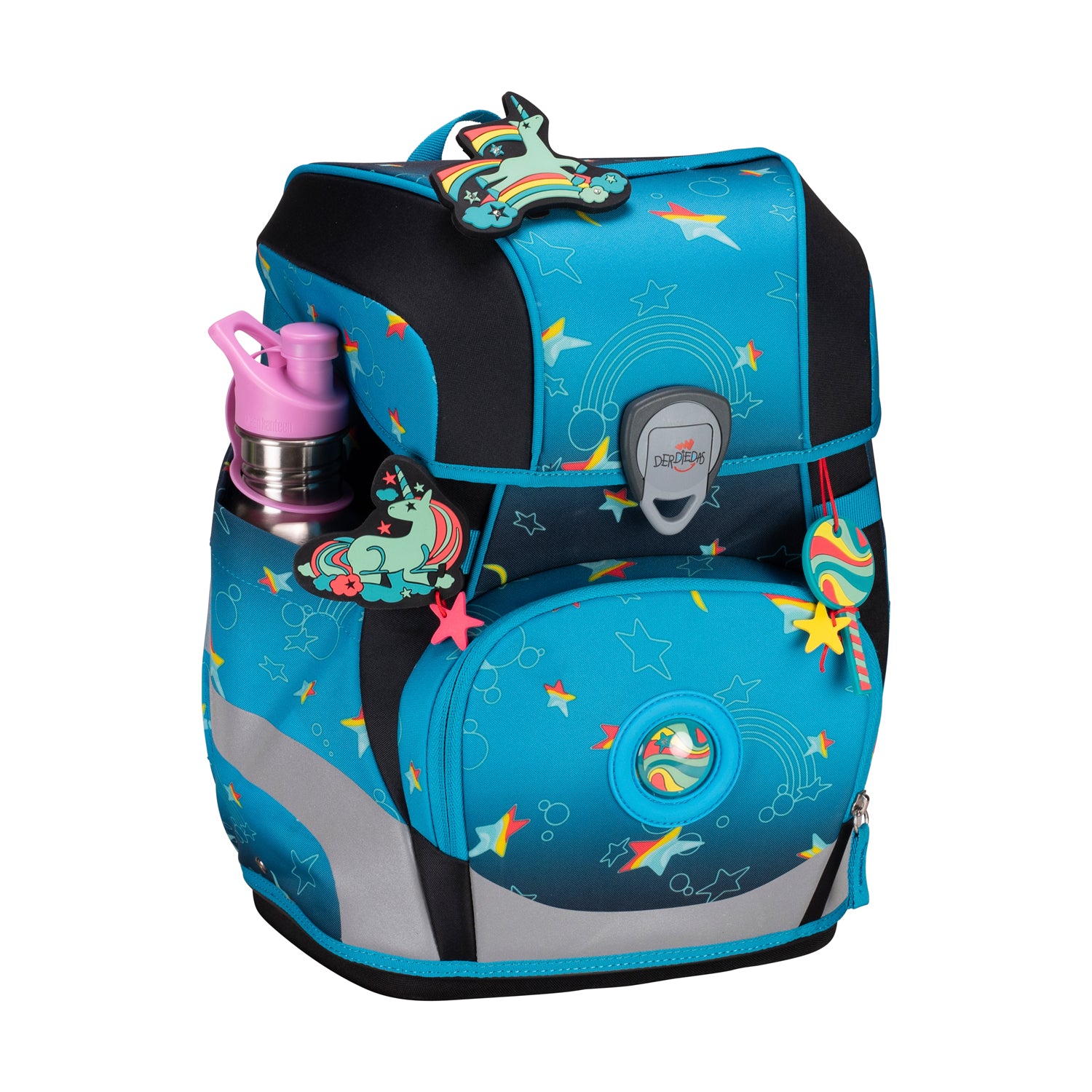 DerDieDas Schulranzen-Set Ergoflex Tiny, Rainbow Star
