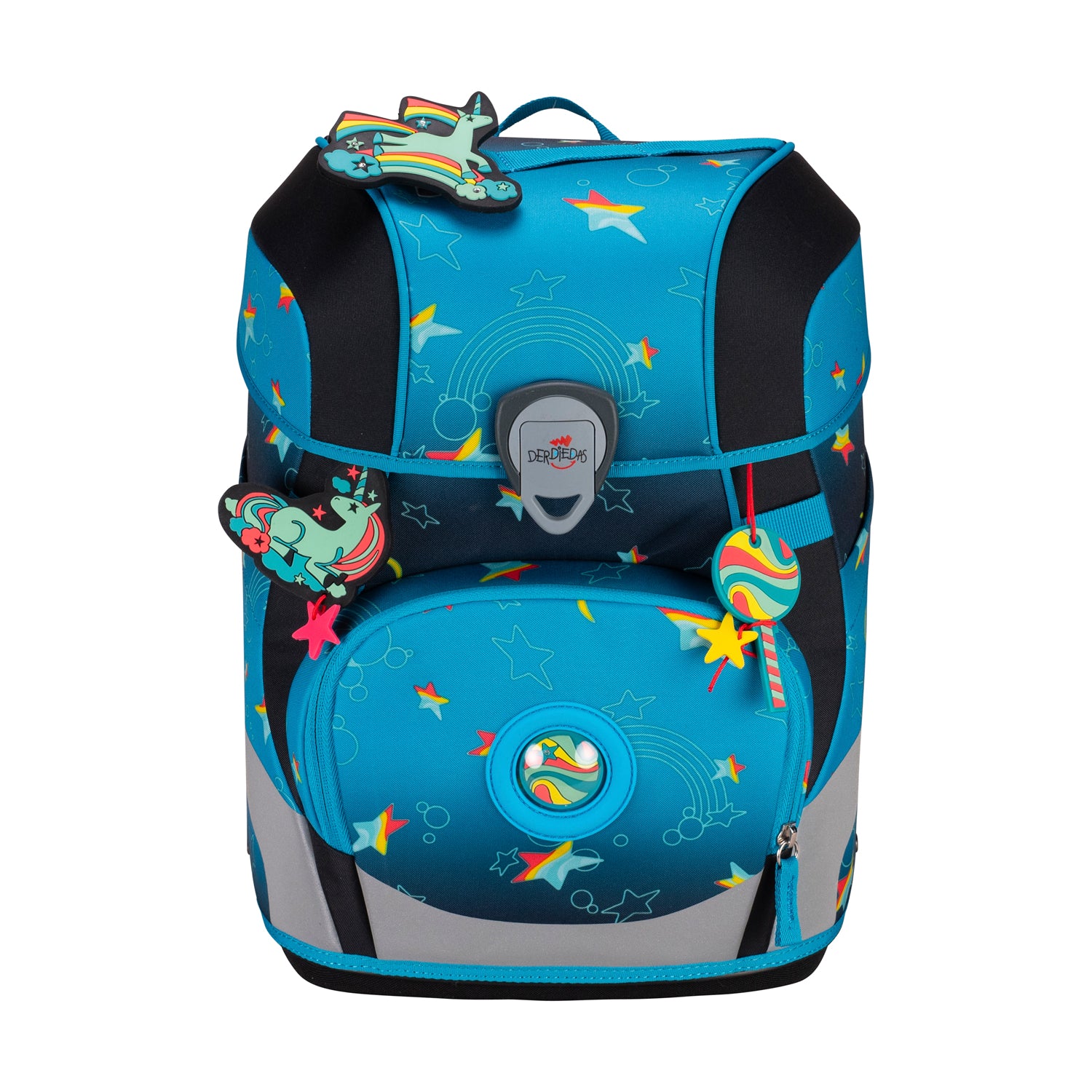 DerDieDas Schulranzen-Set Ergoflex Tiny, Rainbow Star