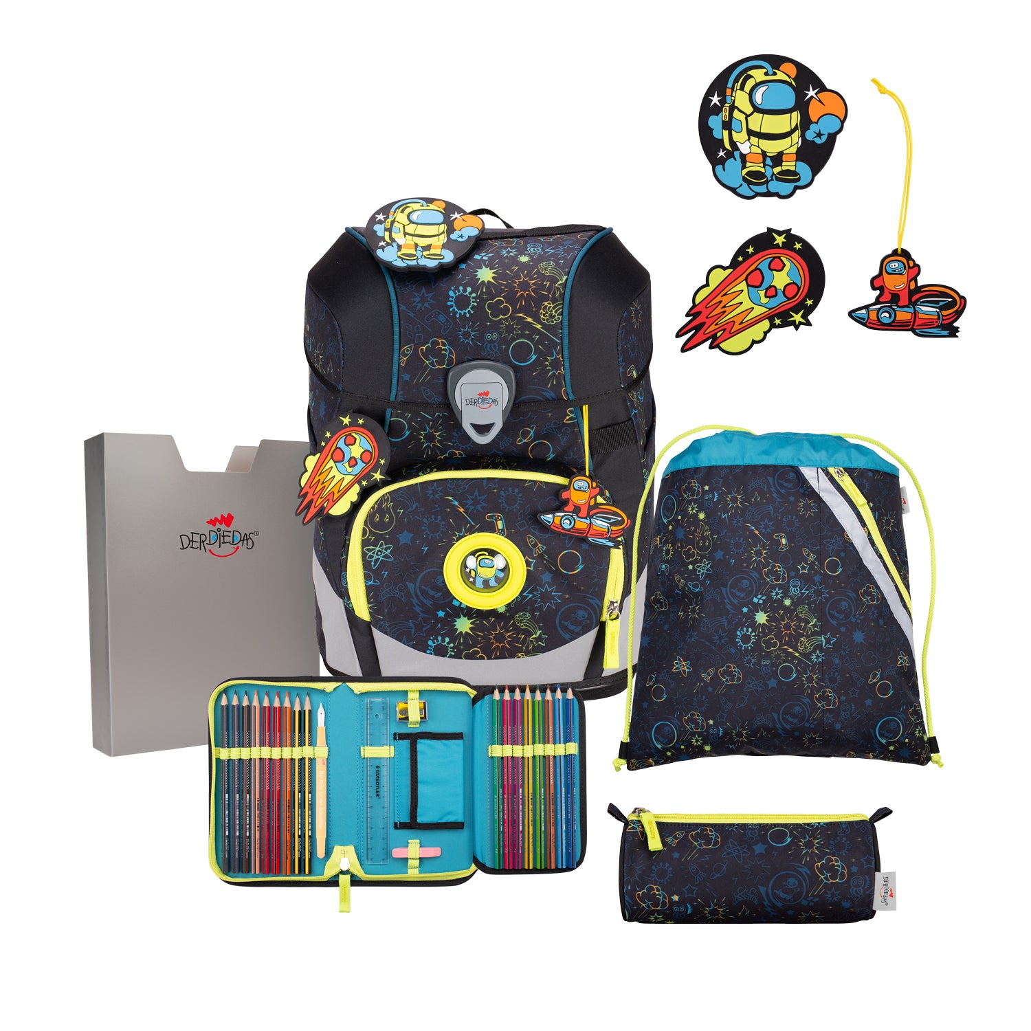 DerDieDas Schulranzen-Set Ergoflex Tiny, Crazy