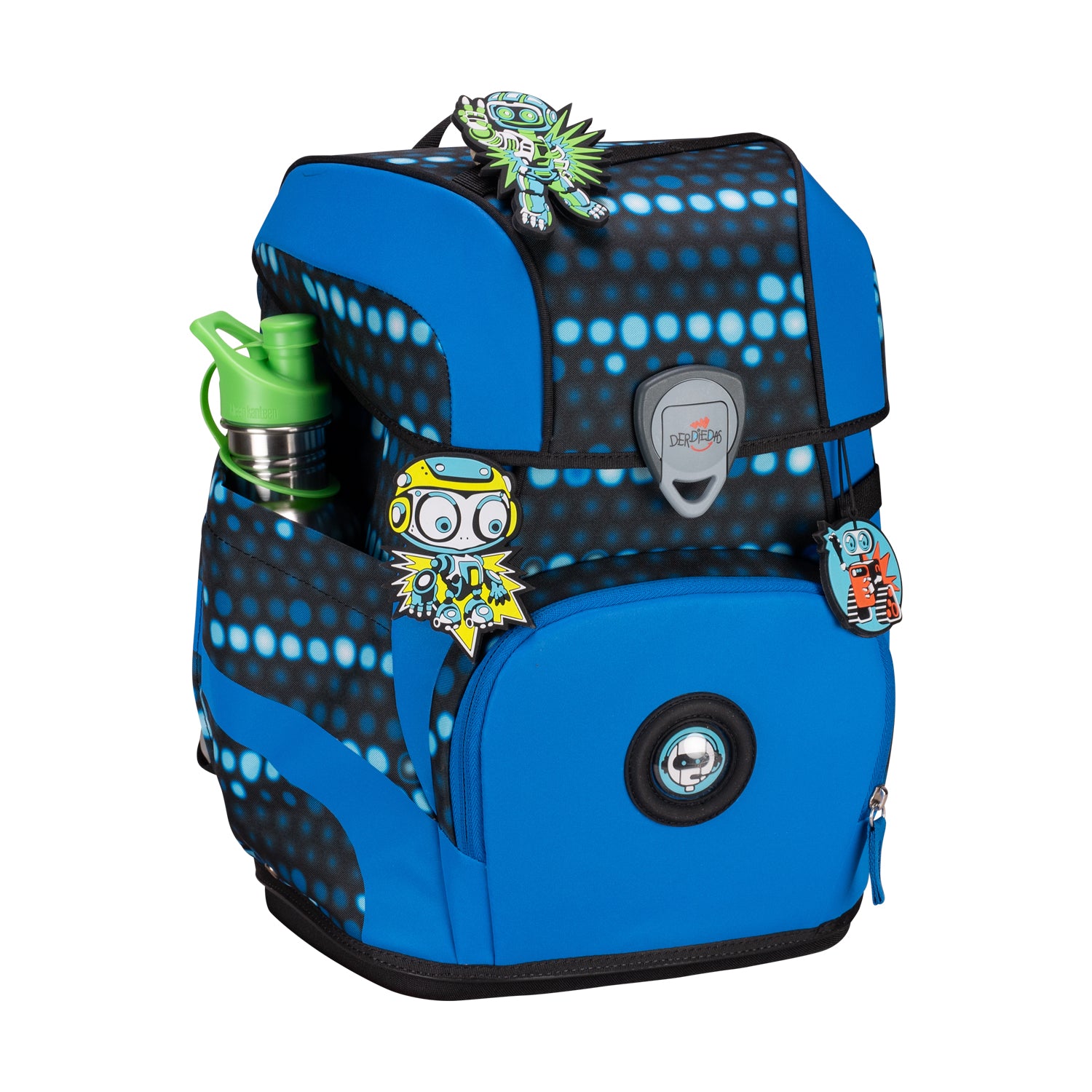 DerDieDas Schulranzen-Set Ergoflex Tiny, Blue Robot