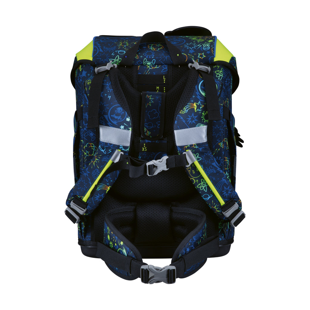 DerDieDas Schulranzen-Set Ergoflex Tiny, Neon Crazy