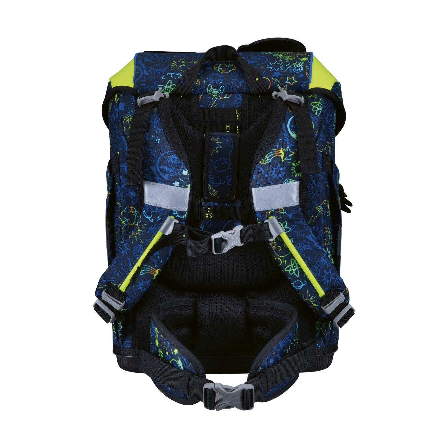 DerDieDas Schulranzen-Set Ergoflex Tiny, Neon Crazy