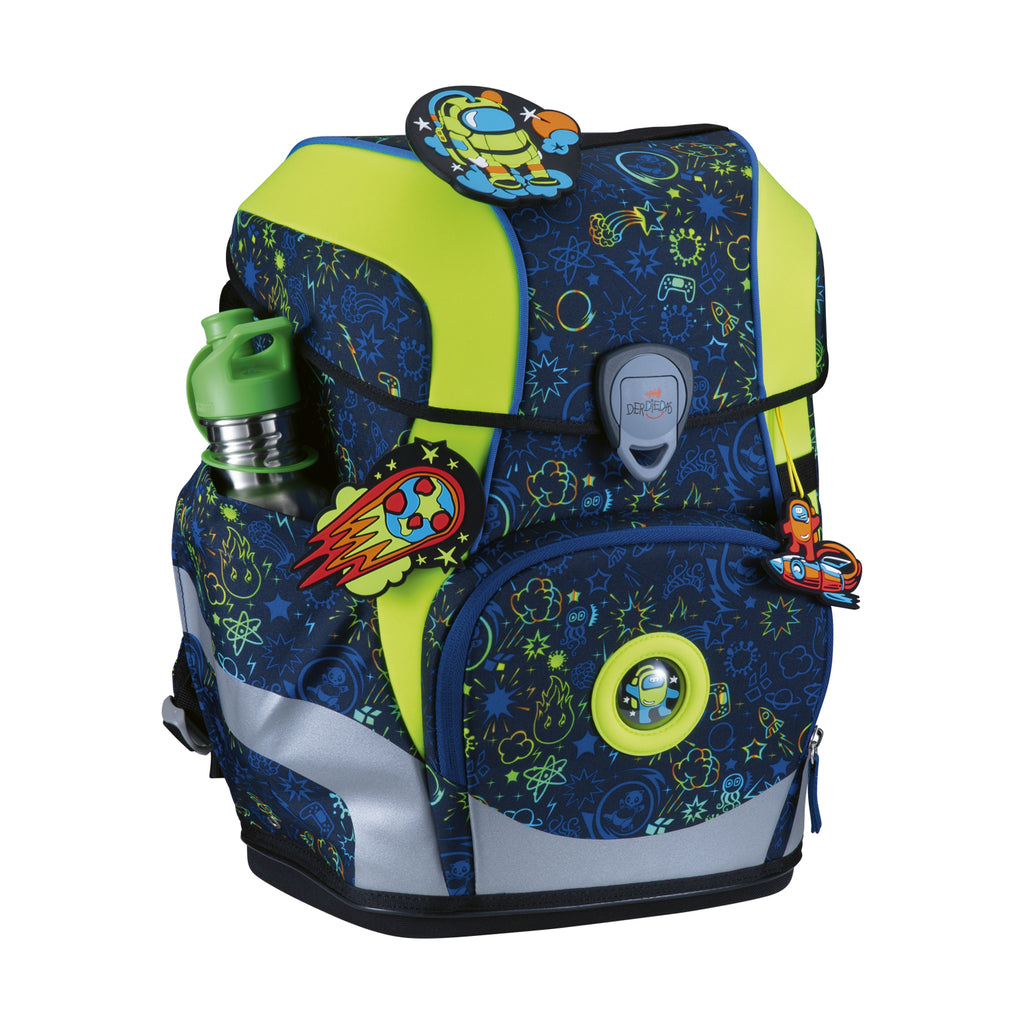 DerDieDas Schulranzen-Set Ergoflex Tiny, Neon Crazy
