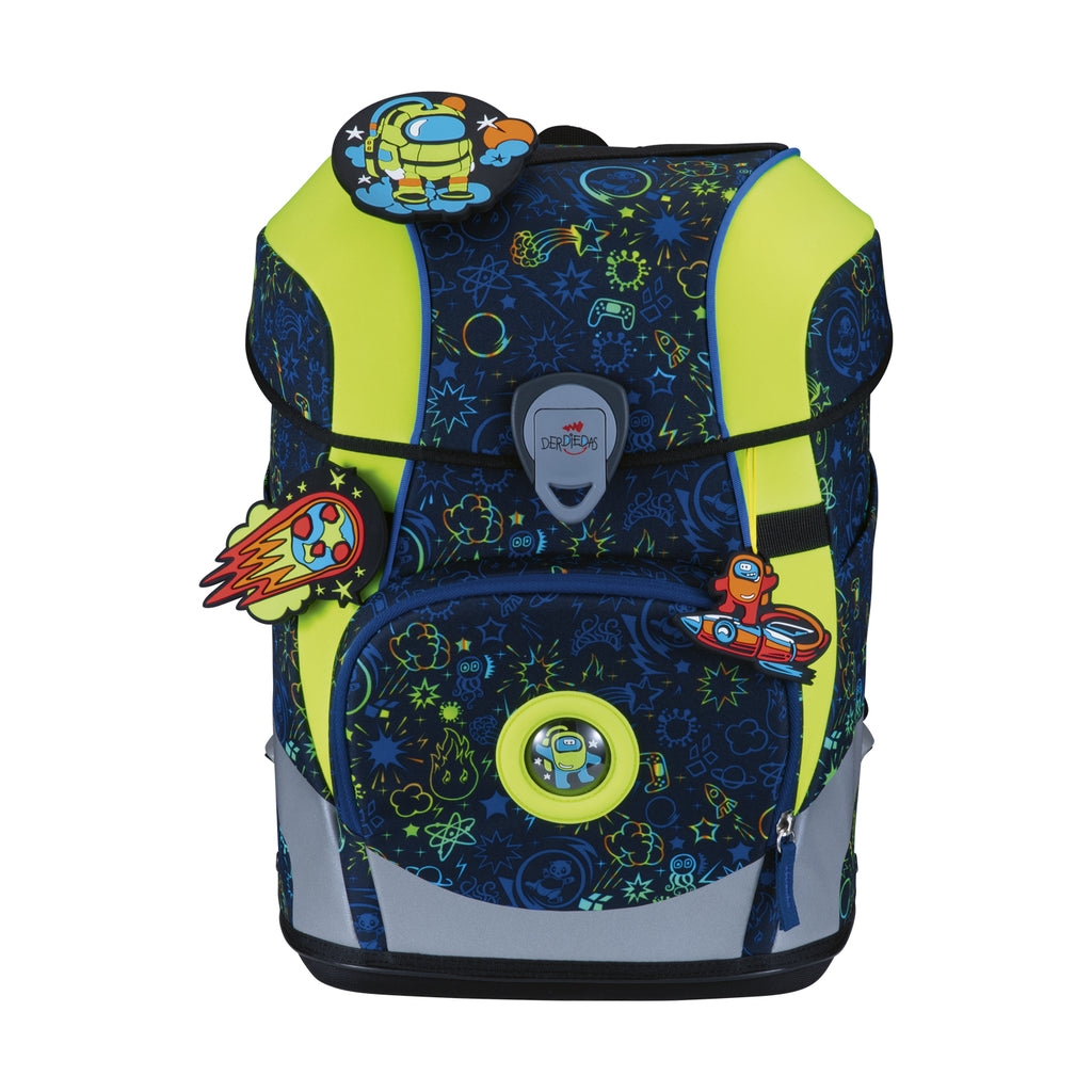 DerDieDas Schulranzen-Set Ergoflex Tiny, Neon Crazy