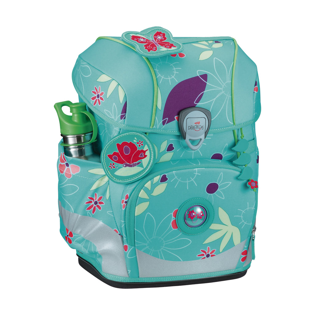 DerDieDas Schulranzen-Set Ergoflex Tiny, Butterfly Garden