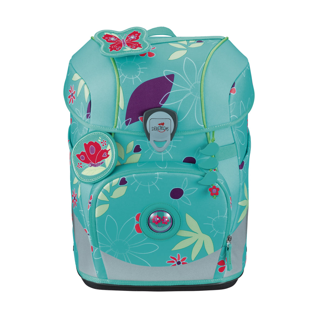 DerDieDas Schulranzen-Set Ergoflex Tiny, Butterfly Garden