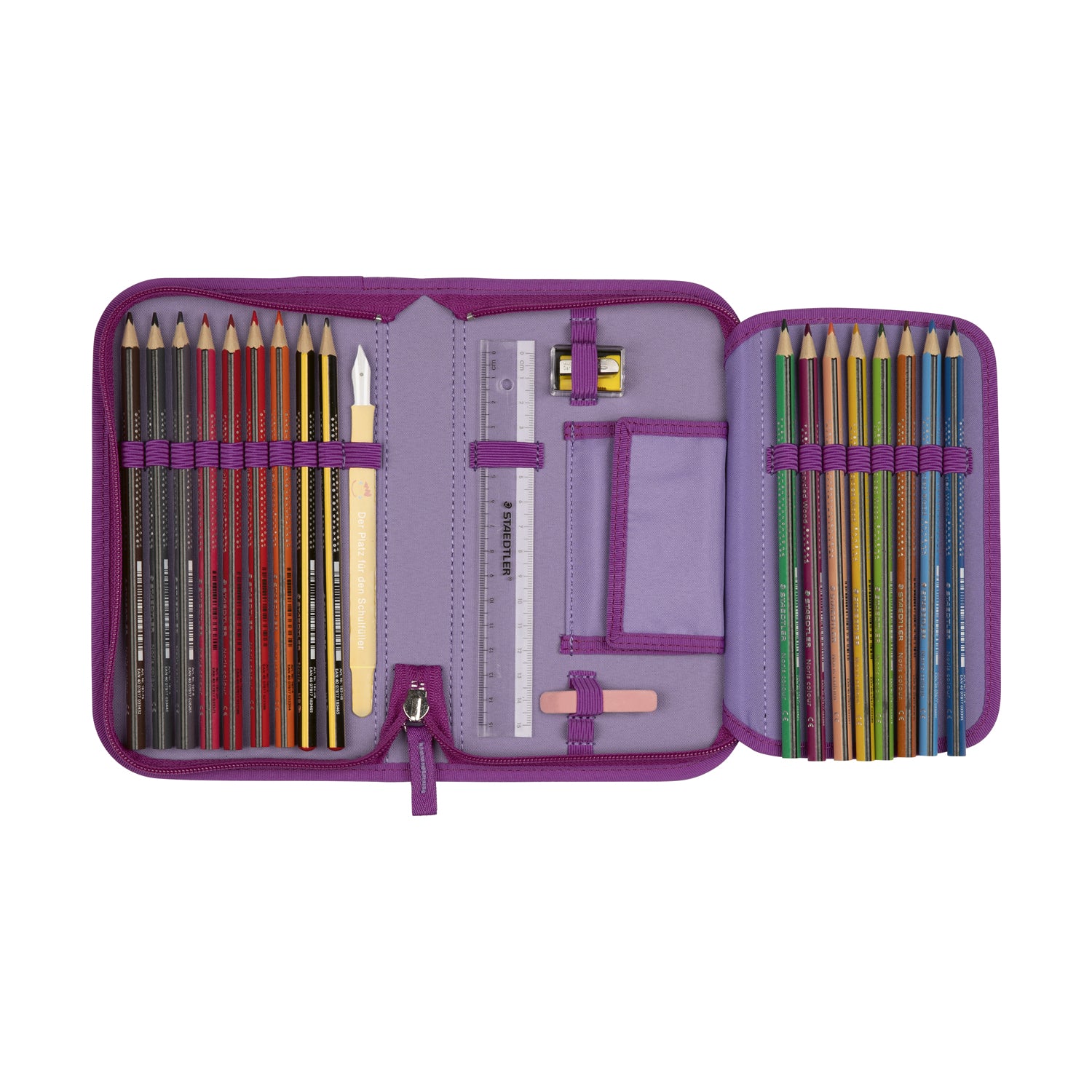 DerDieDas Schulranzen-Set Ergoflex Easy, Purple Unicorn