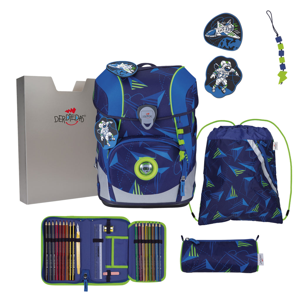 DerDieDas Schulranzen-Set Ergoflex Tiny, Moon Mission