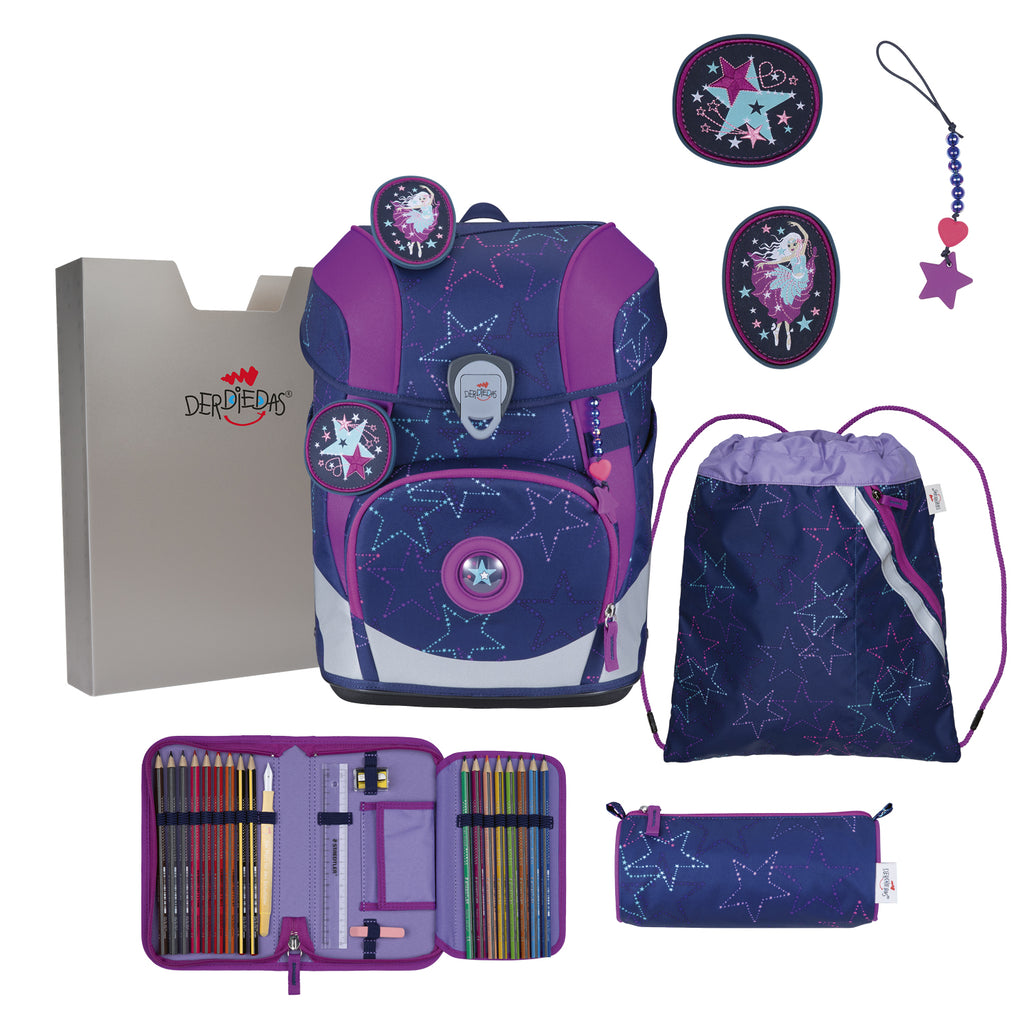 DerDieDas Schulranzen-Set Ergoflex Tiny, Dancing Star