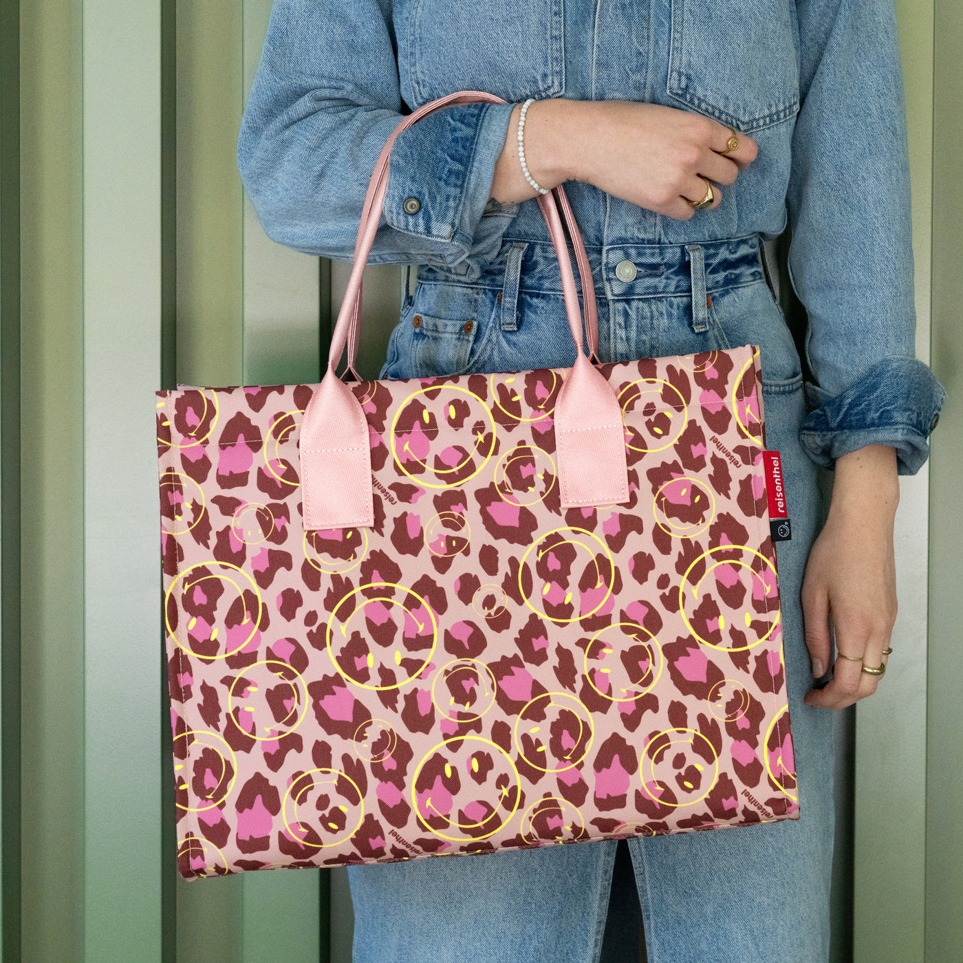 Reisenthel Daily Shopper, Smiley Leo Blush – Produktansicht 2