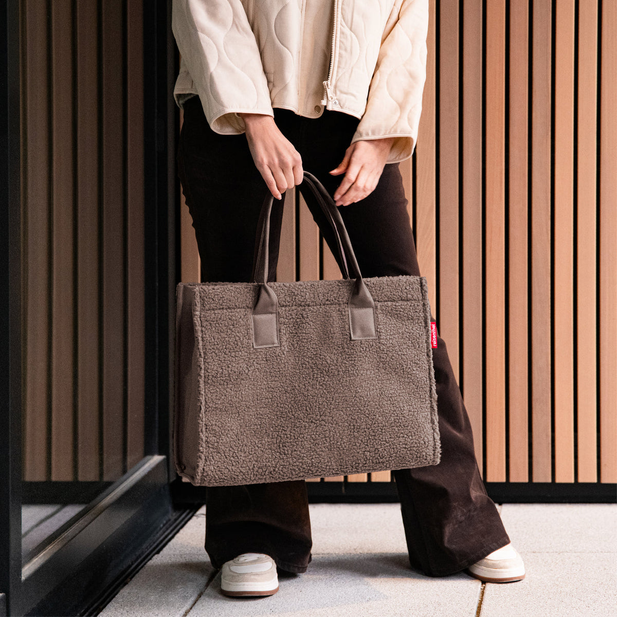 daily shopper teddy chocolate daily shopper Reisenthel