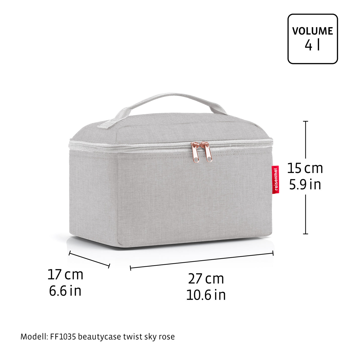 Reisenthel Beautycase Kosmetiktasche, Glossy Dots Black – Produktansicht 5