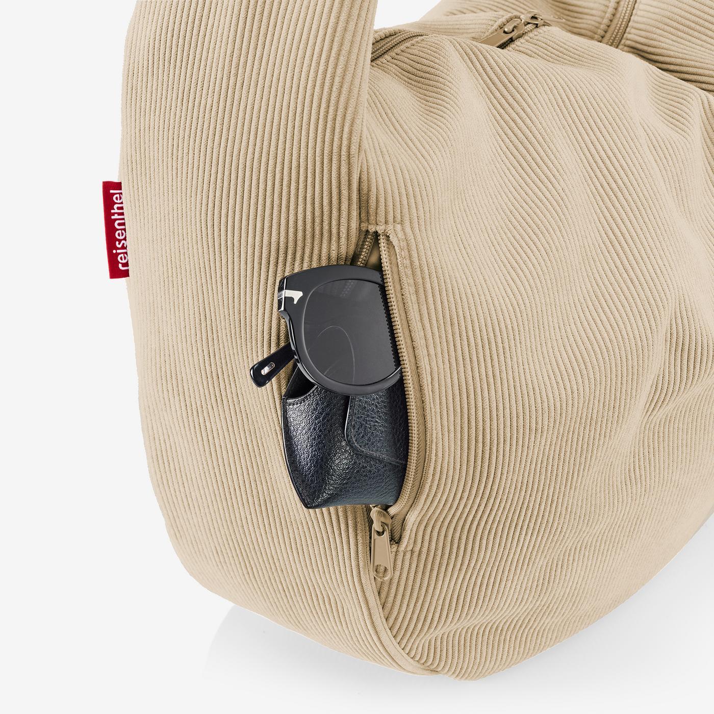 Reisenthel Moonbag Umhängetasche, Cord Sand – Produktansicht 6