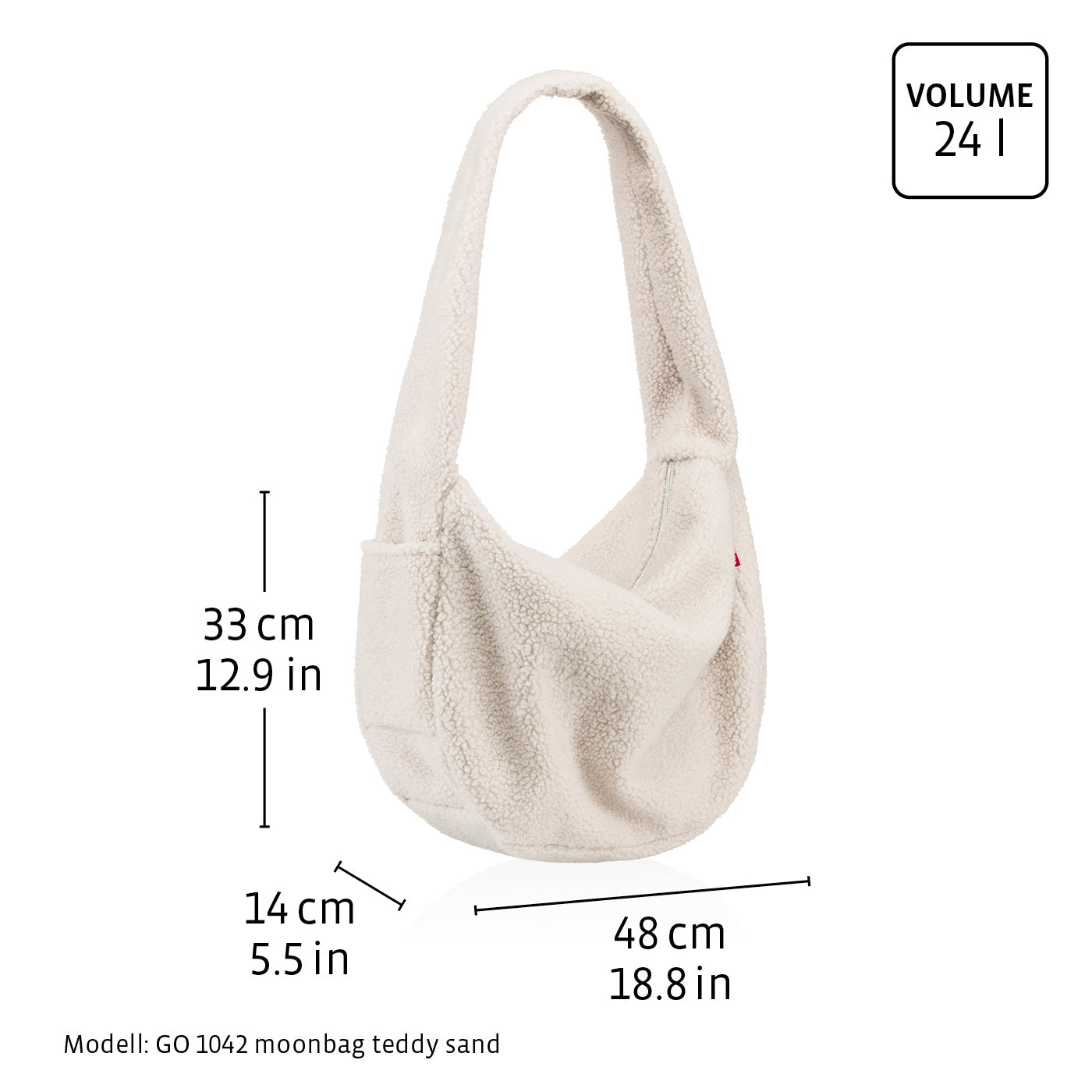 Reisenthel Moonbag Umhängetasche, Teddy Leo Olive – Produktansicht 8