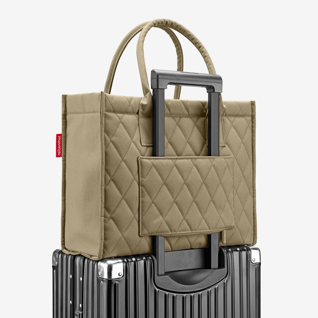 Reisenthel Daily Shopper Business, Rhombus Olive – Produktansicht 4