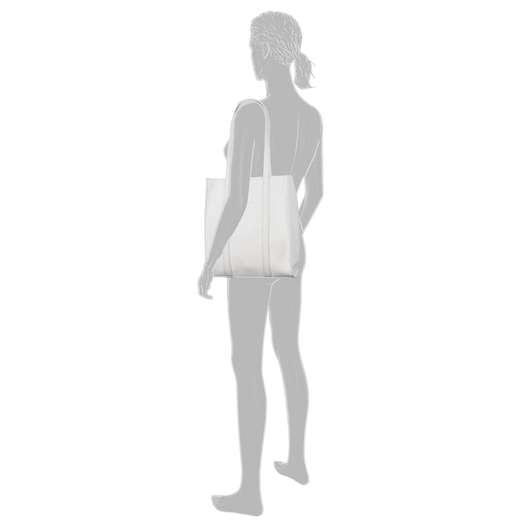 Gabor Bags Elfie Shopper M, Weiß – Ansicht 1
