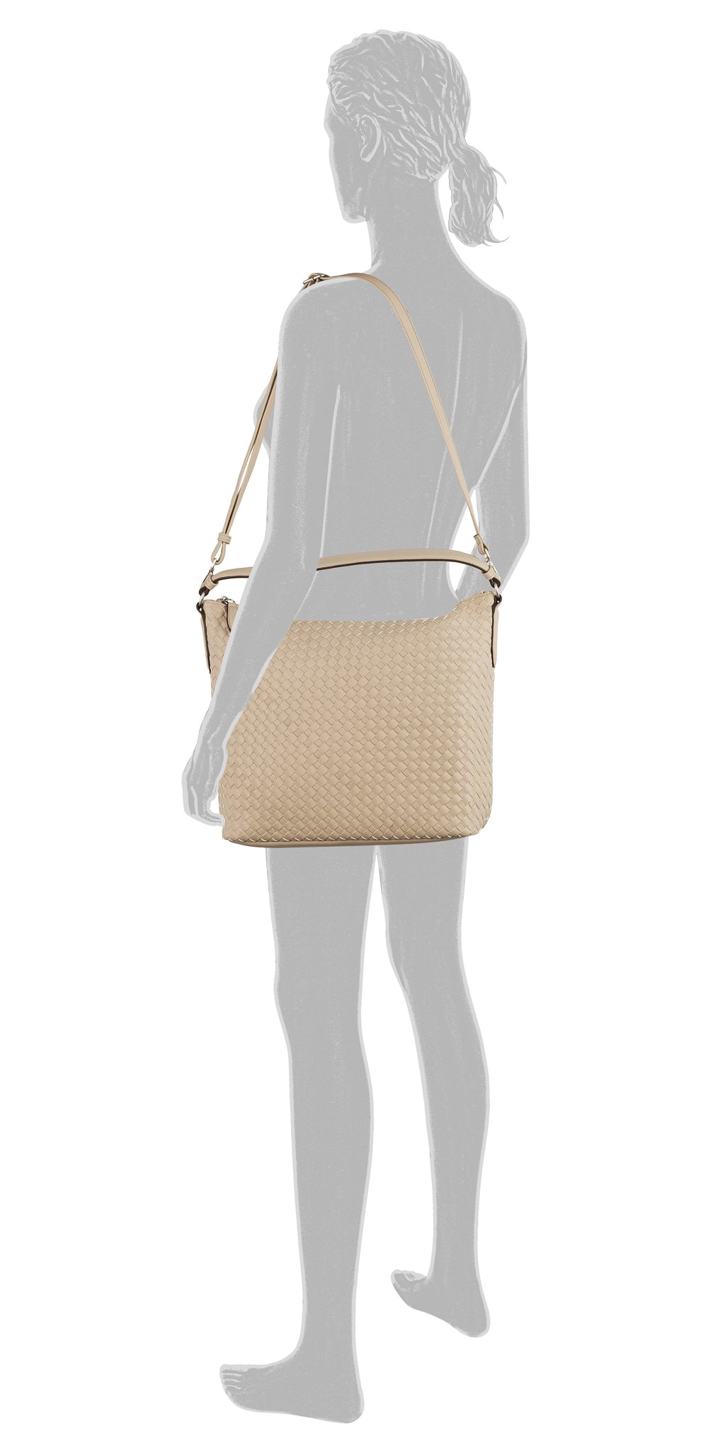Gabor Bags Emilia Hobo Bag, Beige – Ansicht 1