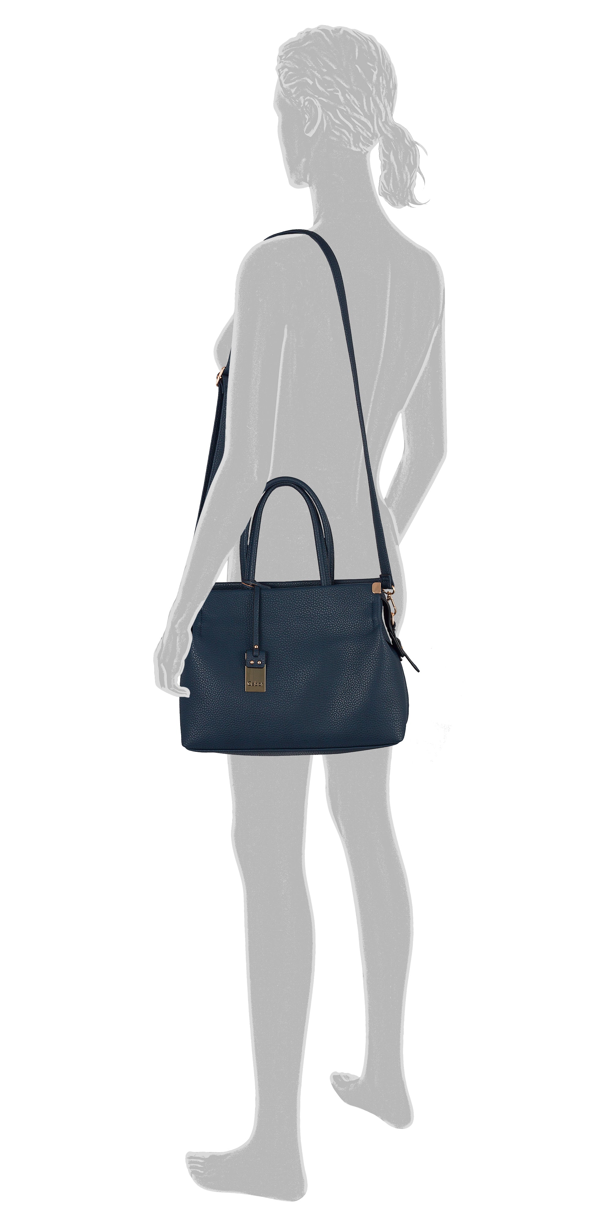 Gabor Bags Gela Shopper M, Blau – Ansicht 1