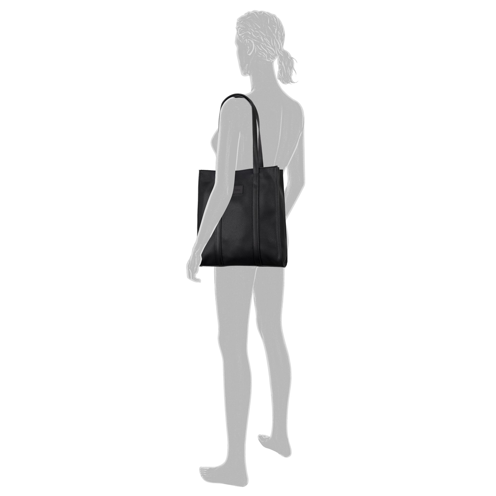 Gabor Bags Elfie Shopper M, Schwarz – Ansicht 1