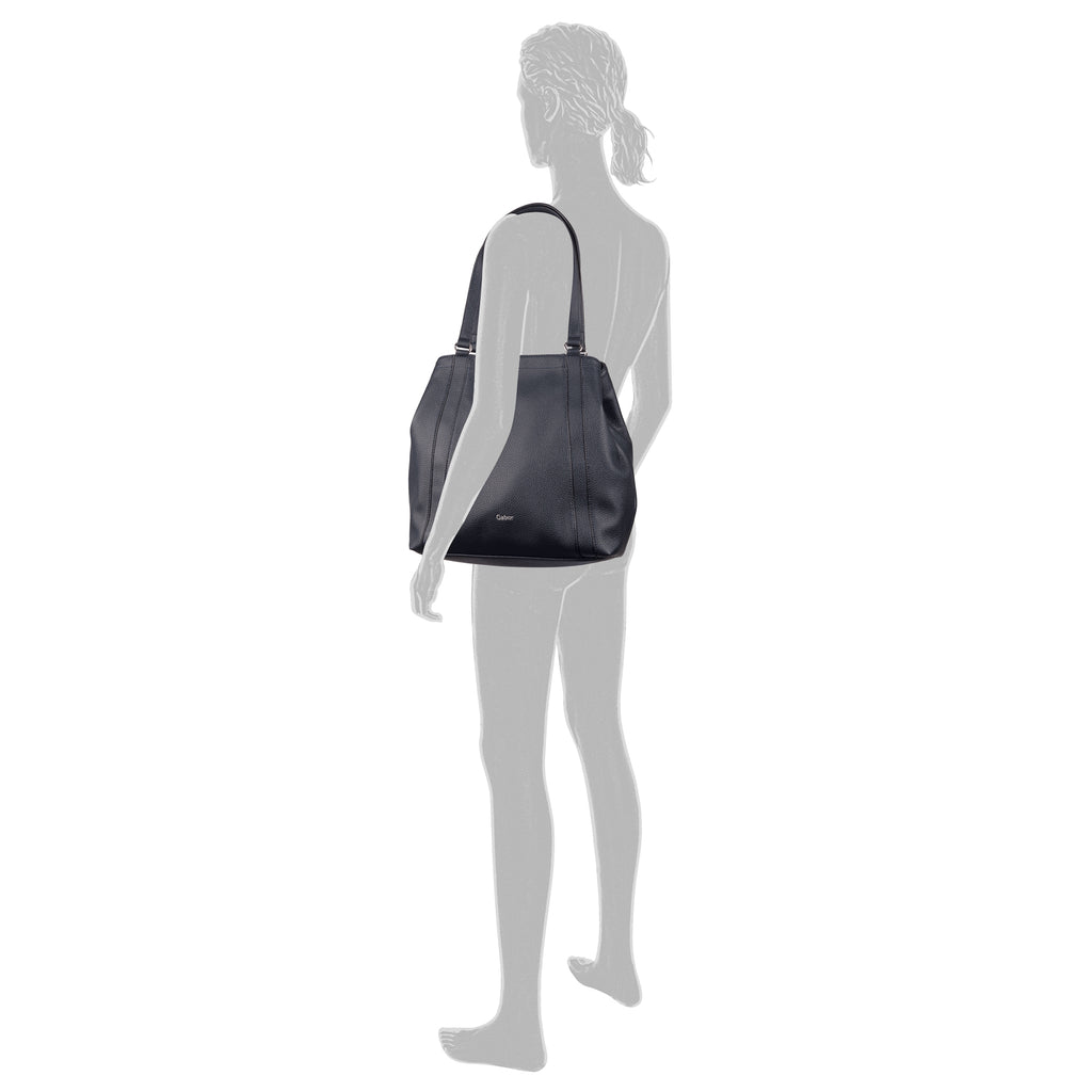 Gabor Bags Bessy Shopper L, Blau – Ansicht 5