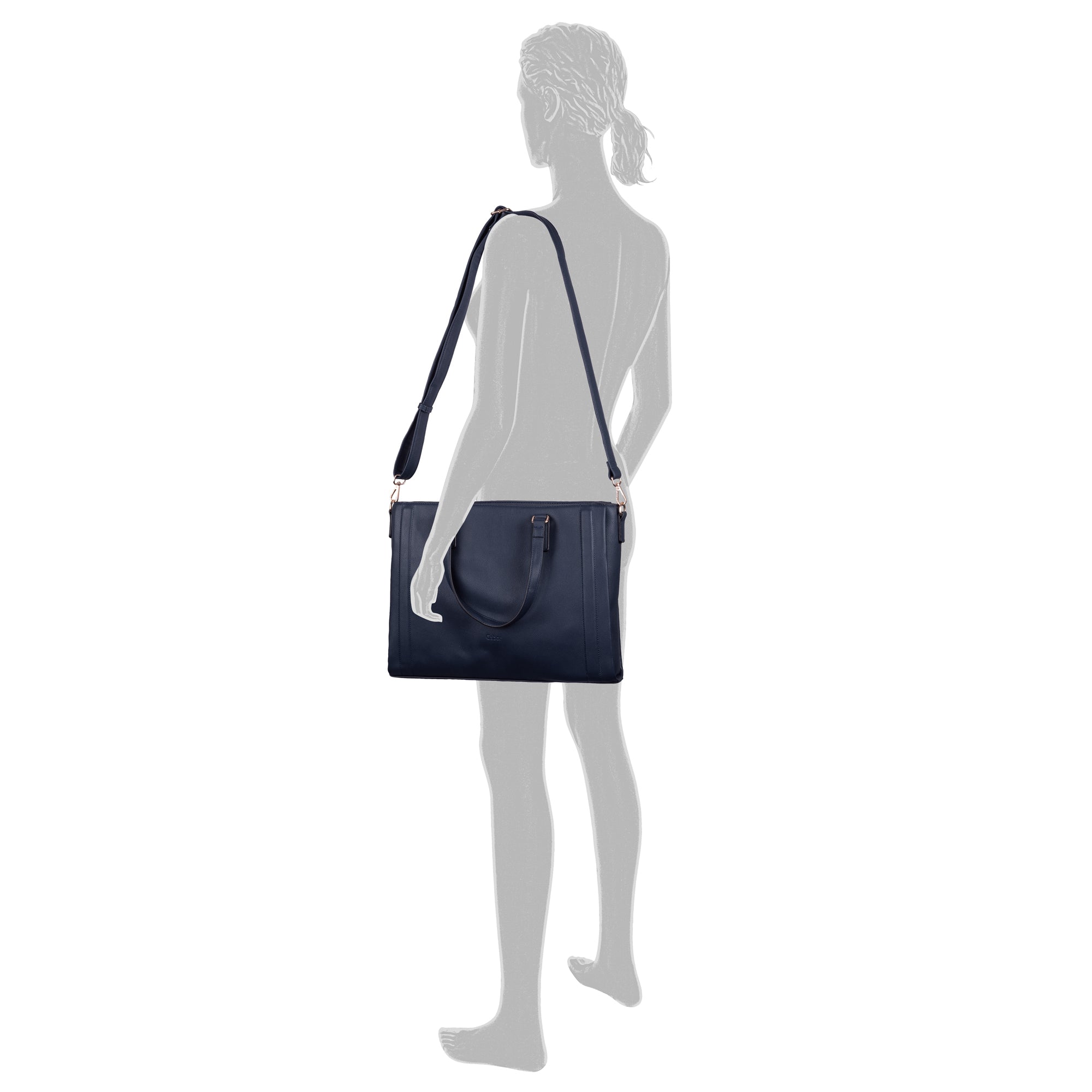 Gabor Bags Gillian Shopper L, Blau – Ansicht 5