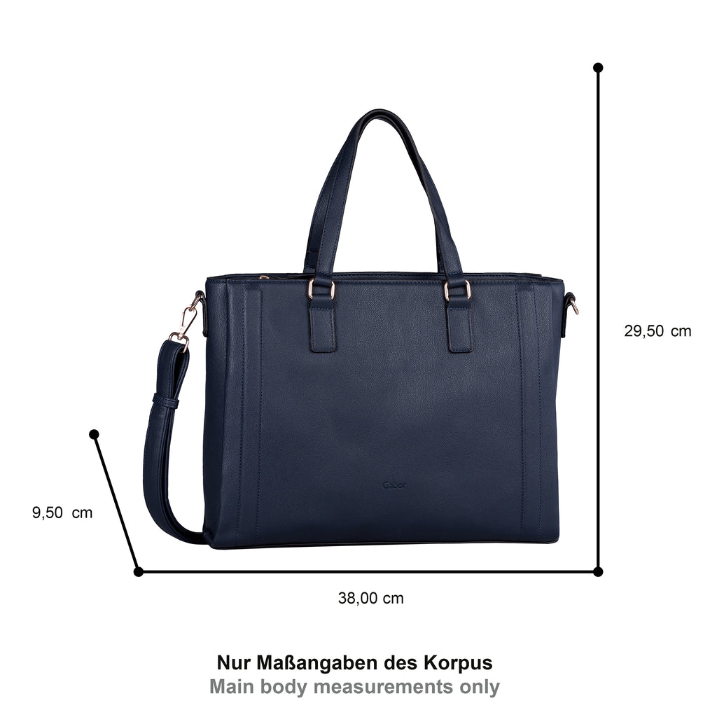 Gabor Bags Gillian Shopper L, Blau – Ansicht 1