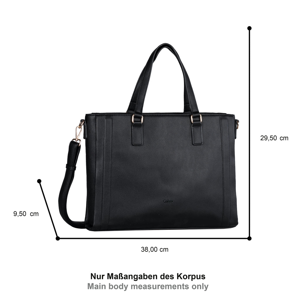 Gabor Bags Gillian Shopper L, Schwarz – Ansicht 1