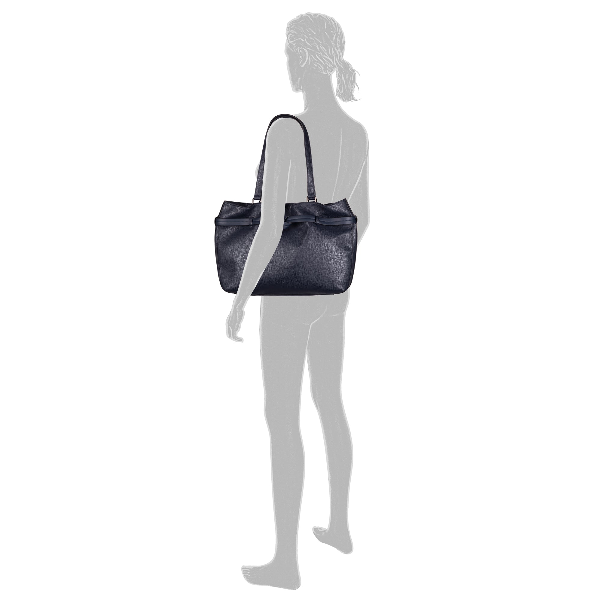 Gabor Bags Latissa Shopper M, Blau – Ansicht 5