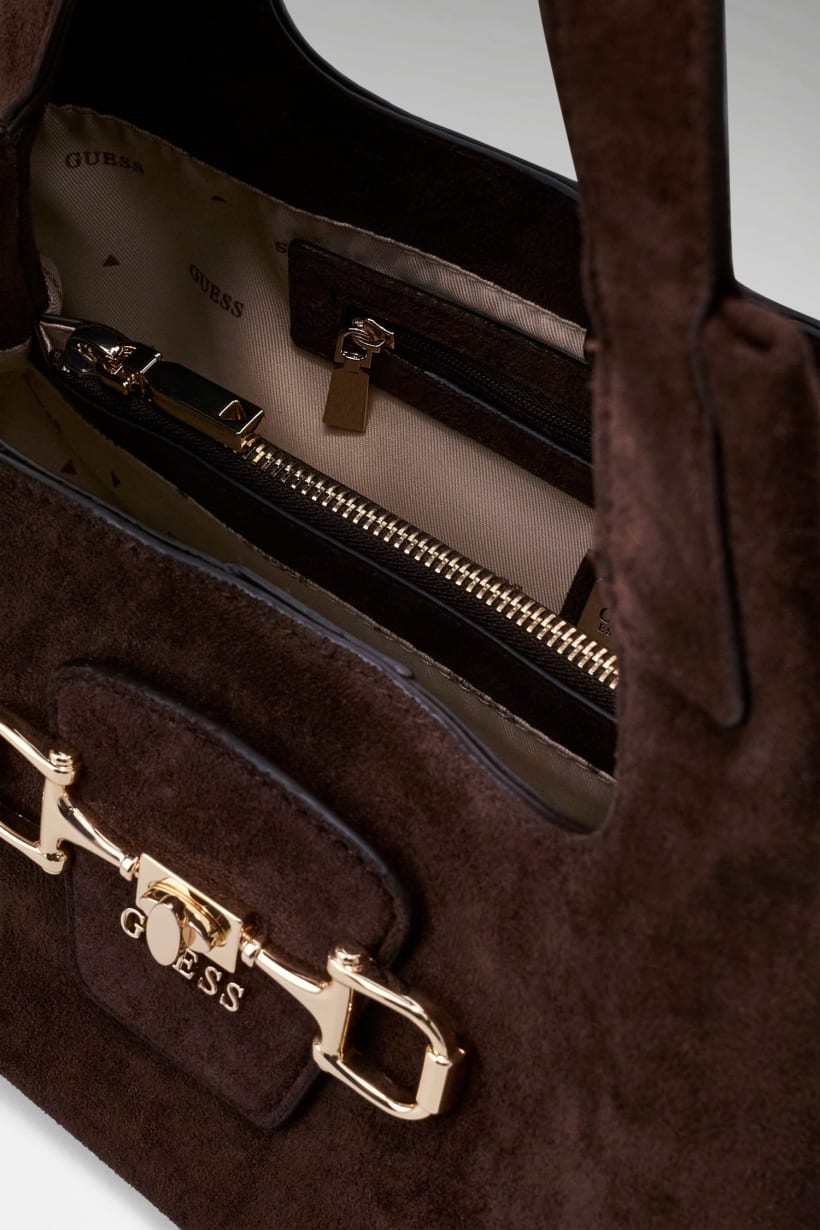 GUESS Sunset Small Hobo Espresso – Innenfächer
