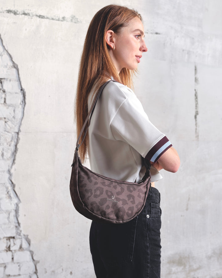 Johnny Urban Umhängetasche Ally Small – Braun Leo