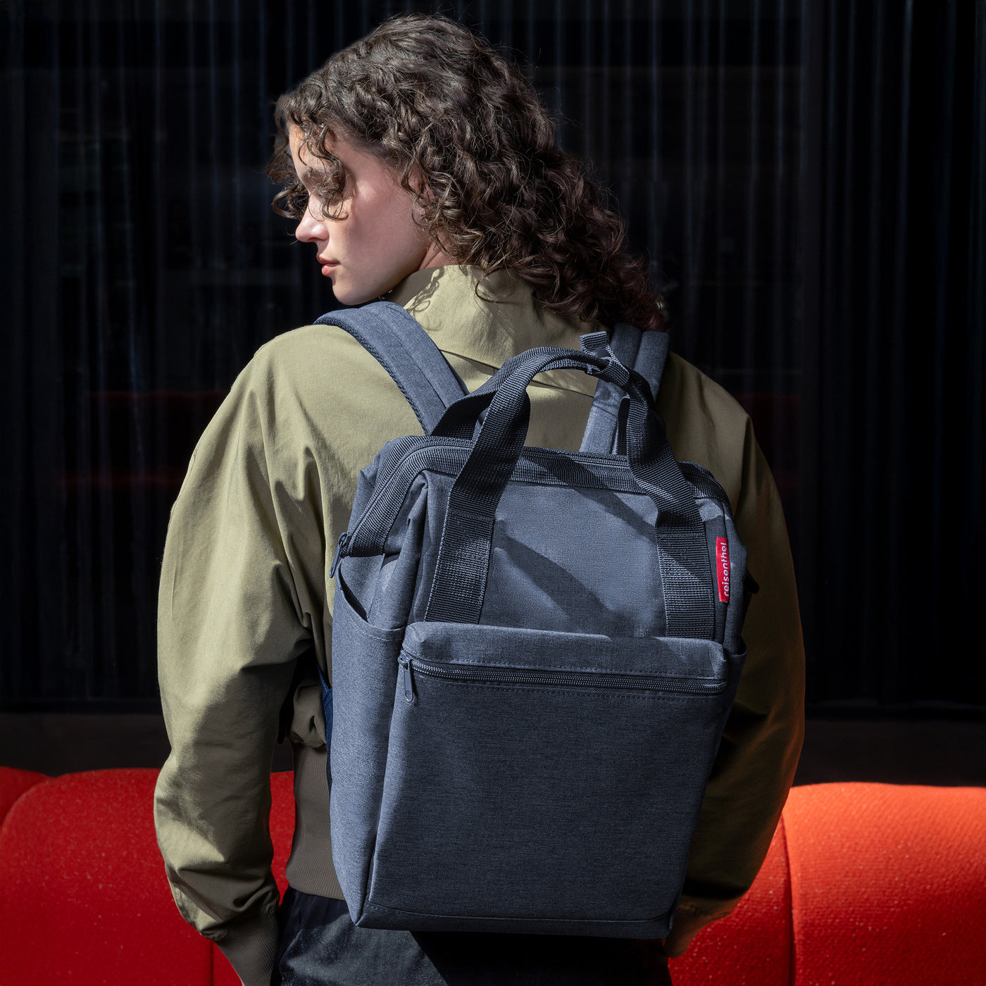 Reisenthel Allrounder R Rucksack, Twist Navy – Produktansicht 2