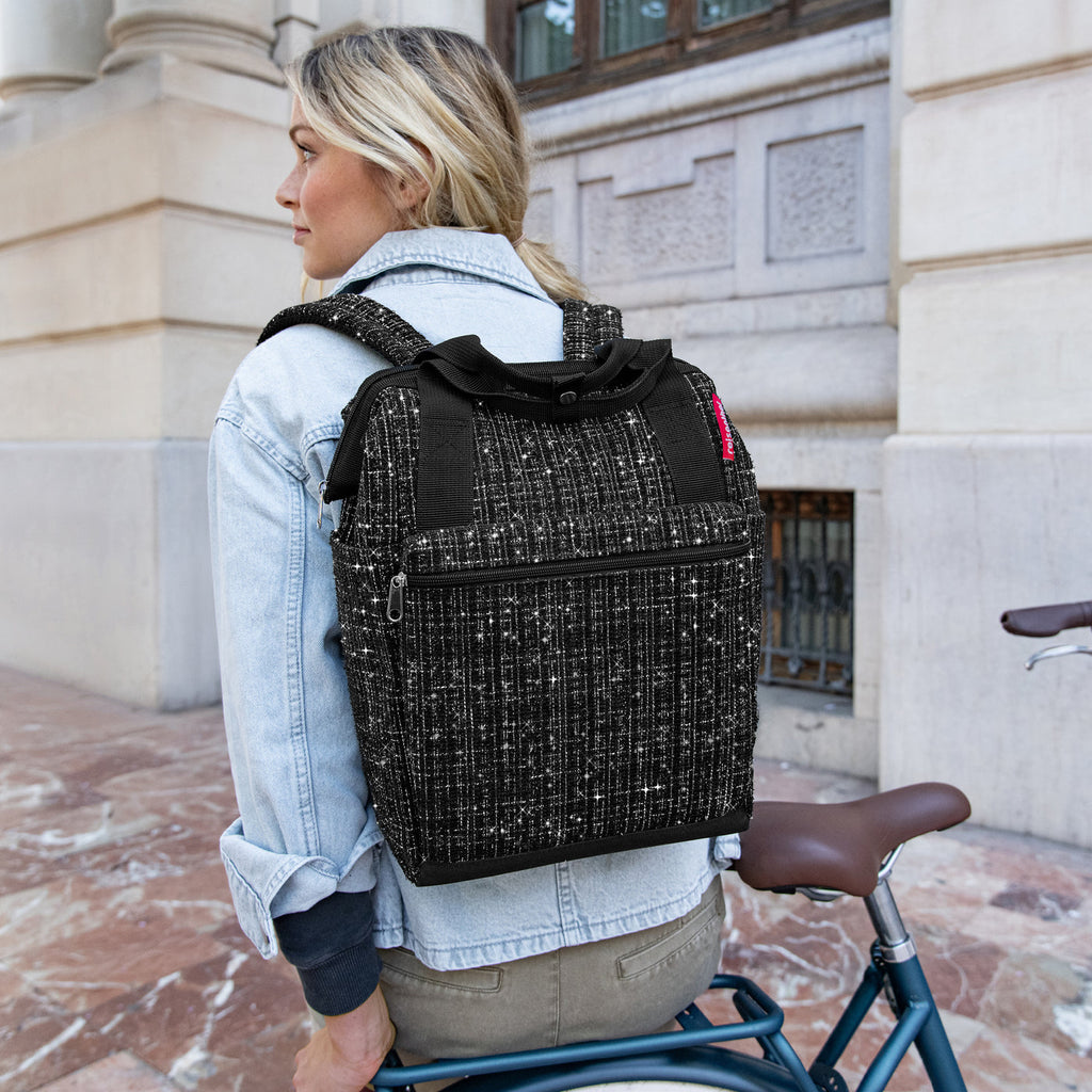Reisenthel Allrounder R Rucksack, Bouclé Black – Produktansicht 3