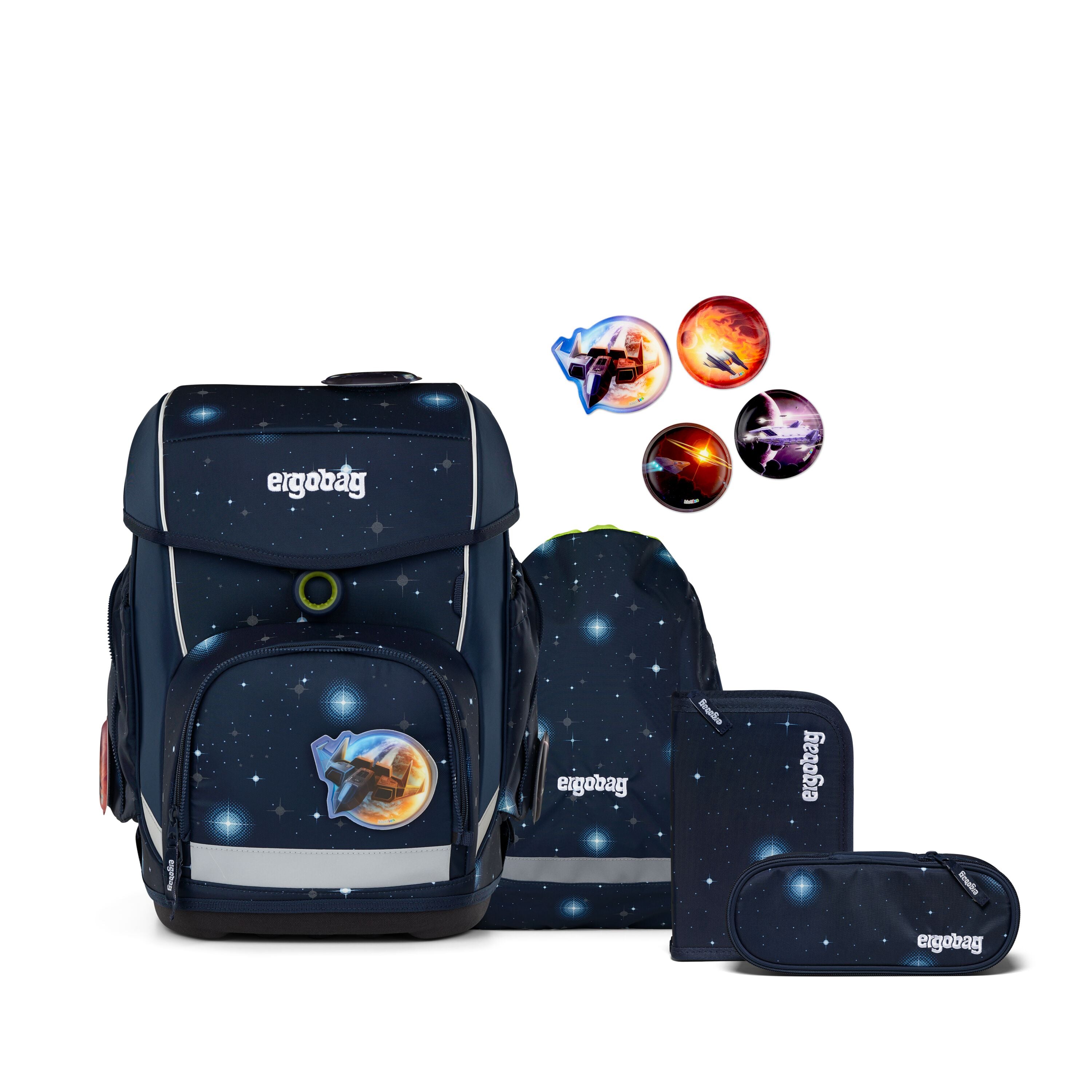 Ergobag Cubo Schulranzen-Set, KoBärnikus