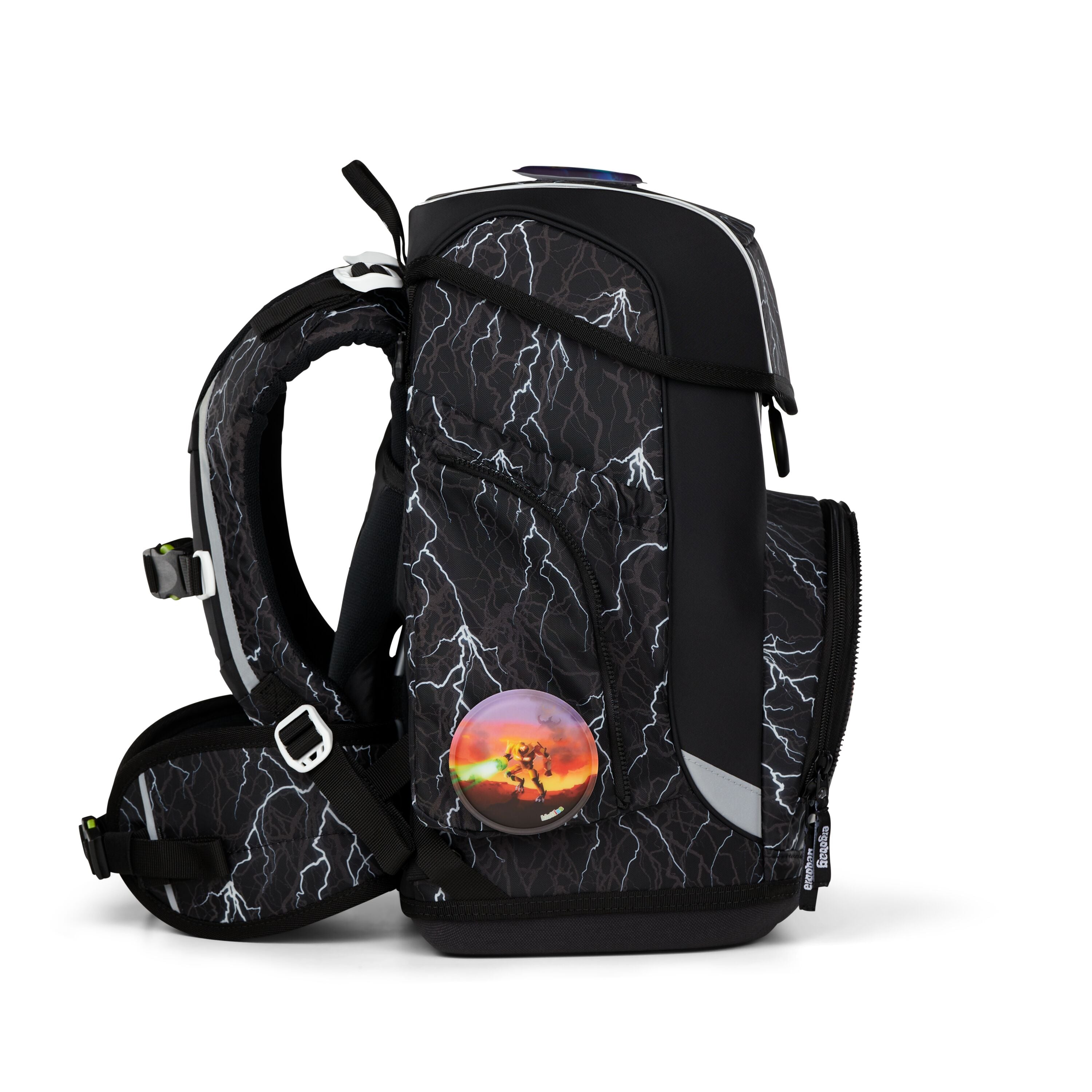 Ergobag Cubo Schulranzen-Set, Super ReflektBär