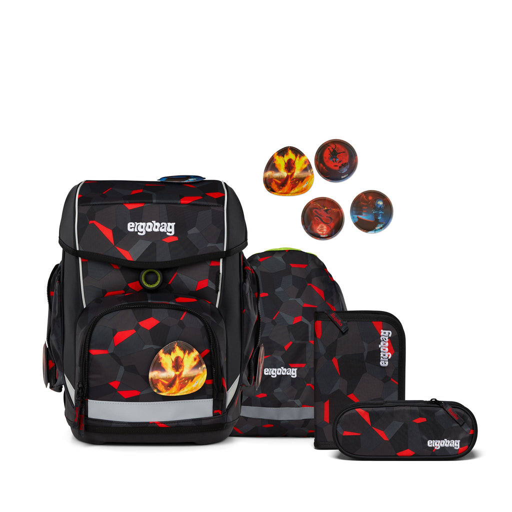 Ergobag Cubo Schulranzen-Set, TaekBärdo