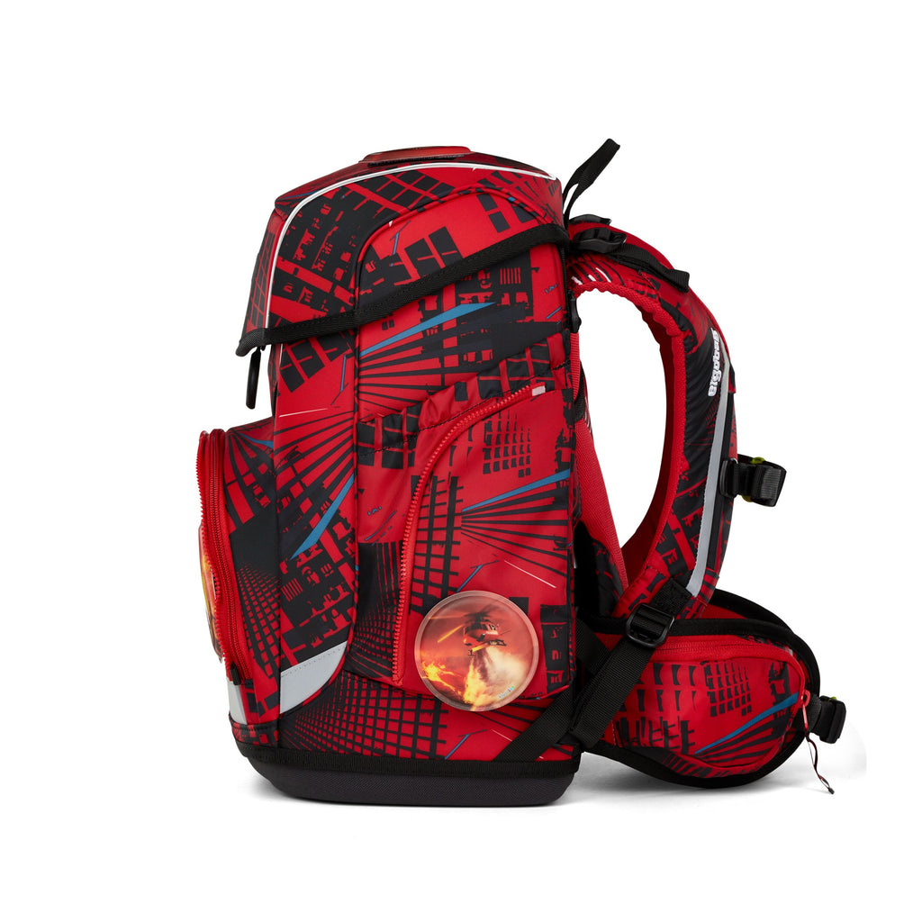 Ergobag Cubo Schulranzen-Set, AlarmBärreitschaft